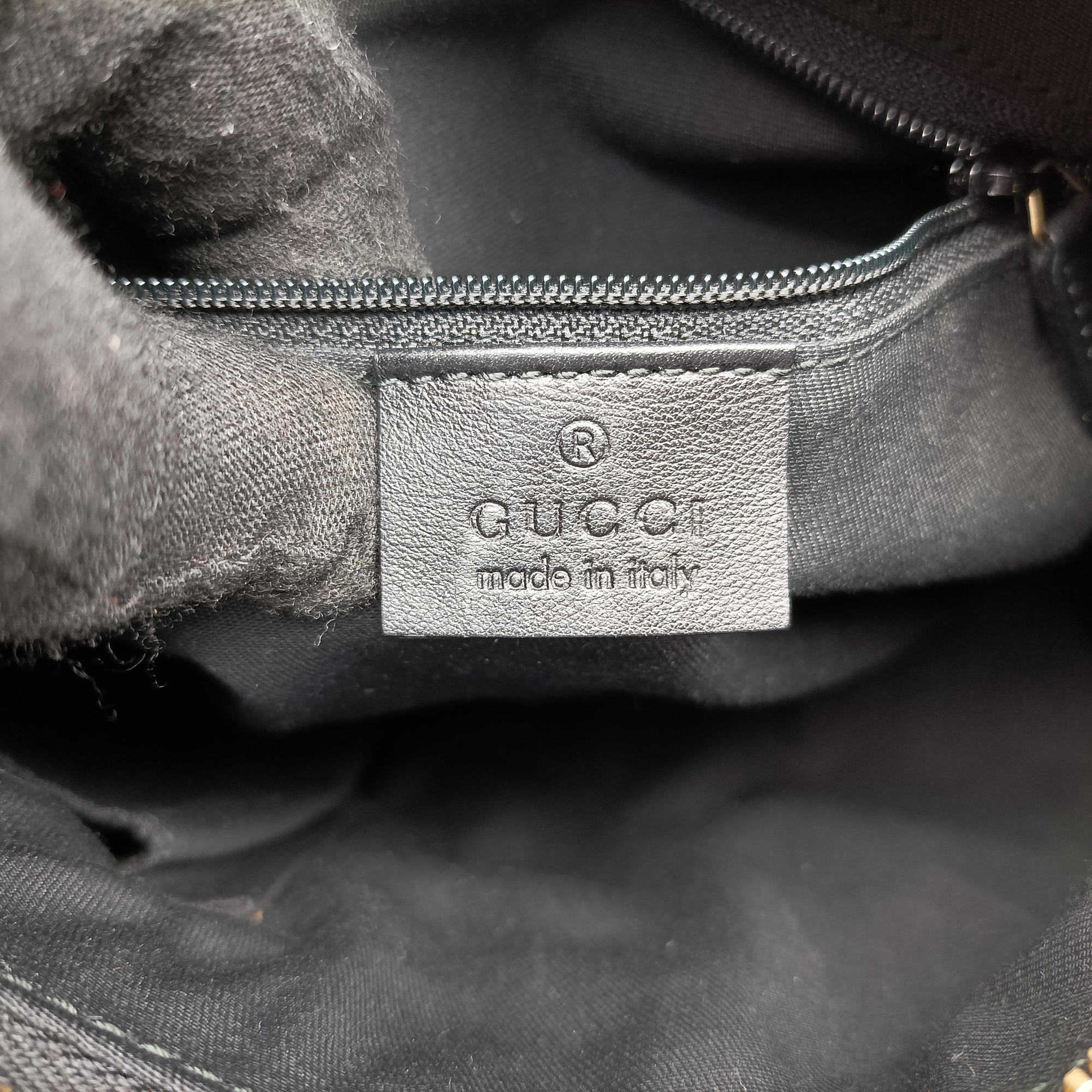 Pre-owned Gucci Abbey D-ring Hobo Black Leather 190525 shoulderbag | stylenewstar
