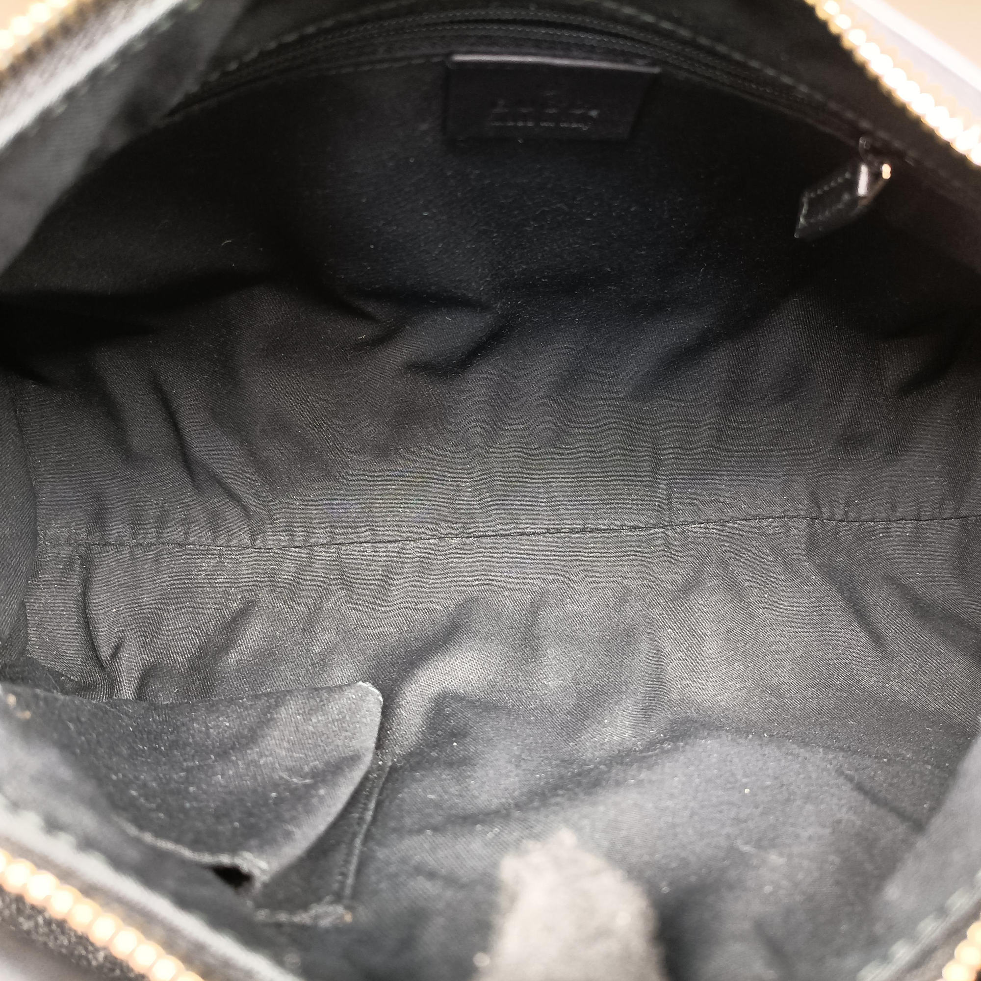 Pre-owned Gucci Abbey D-ring Hobo Black Leather 190525 shoulderbag | stylenewstar