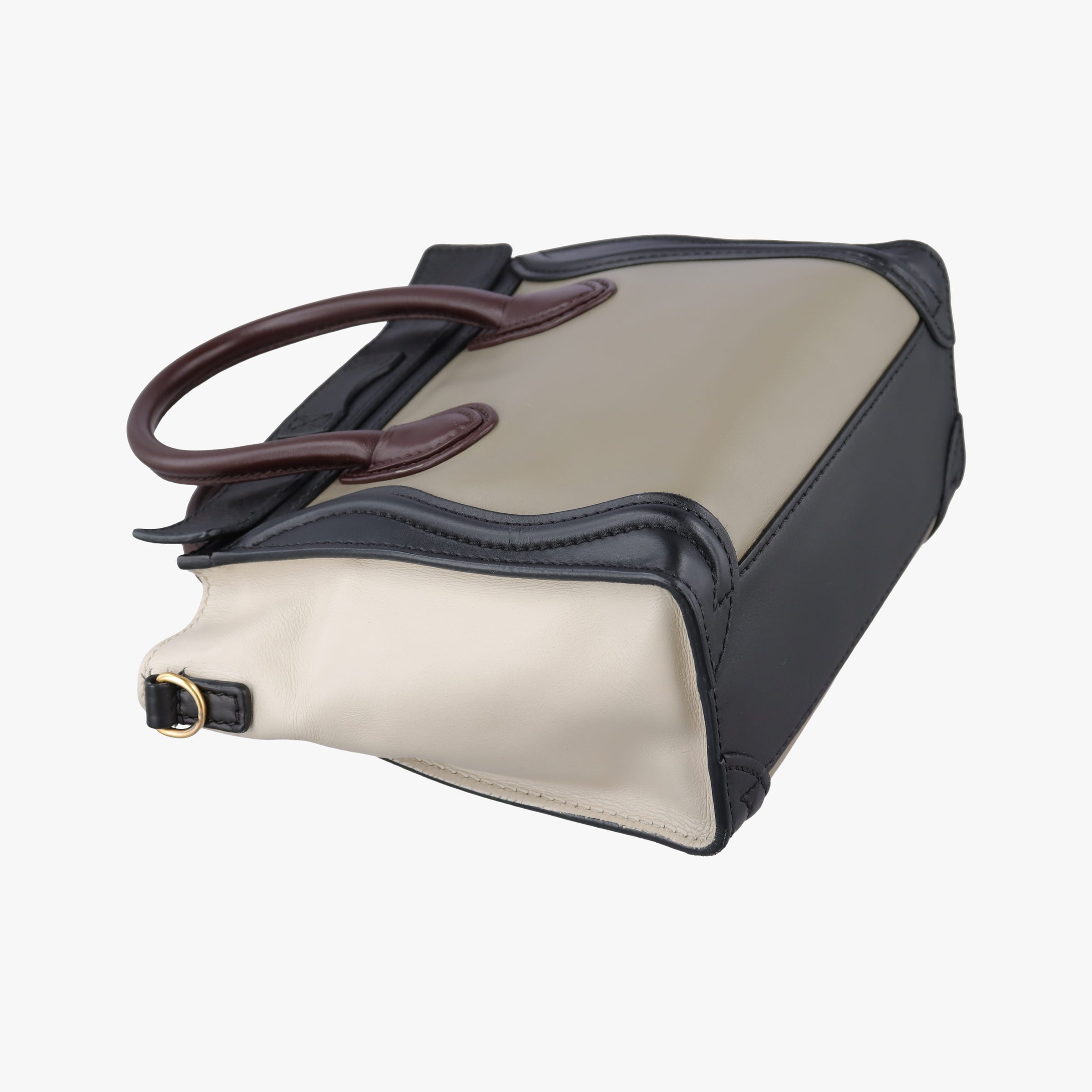 Pre-owned Celine luggage nano shopper Multicolour Leather  shoulderbag | stylenewstar