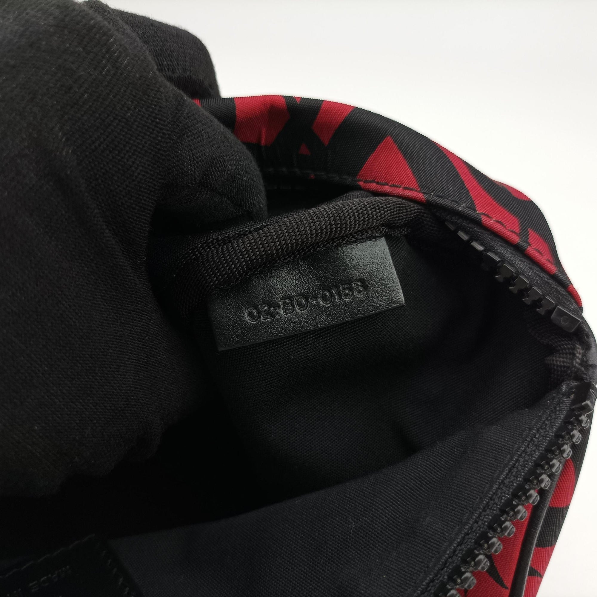 Vintage Christian Dior Roller Red×black nylon  shoulderbag | stylenewstar