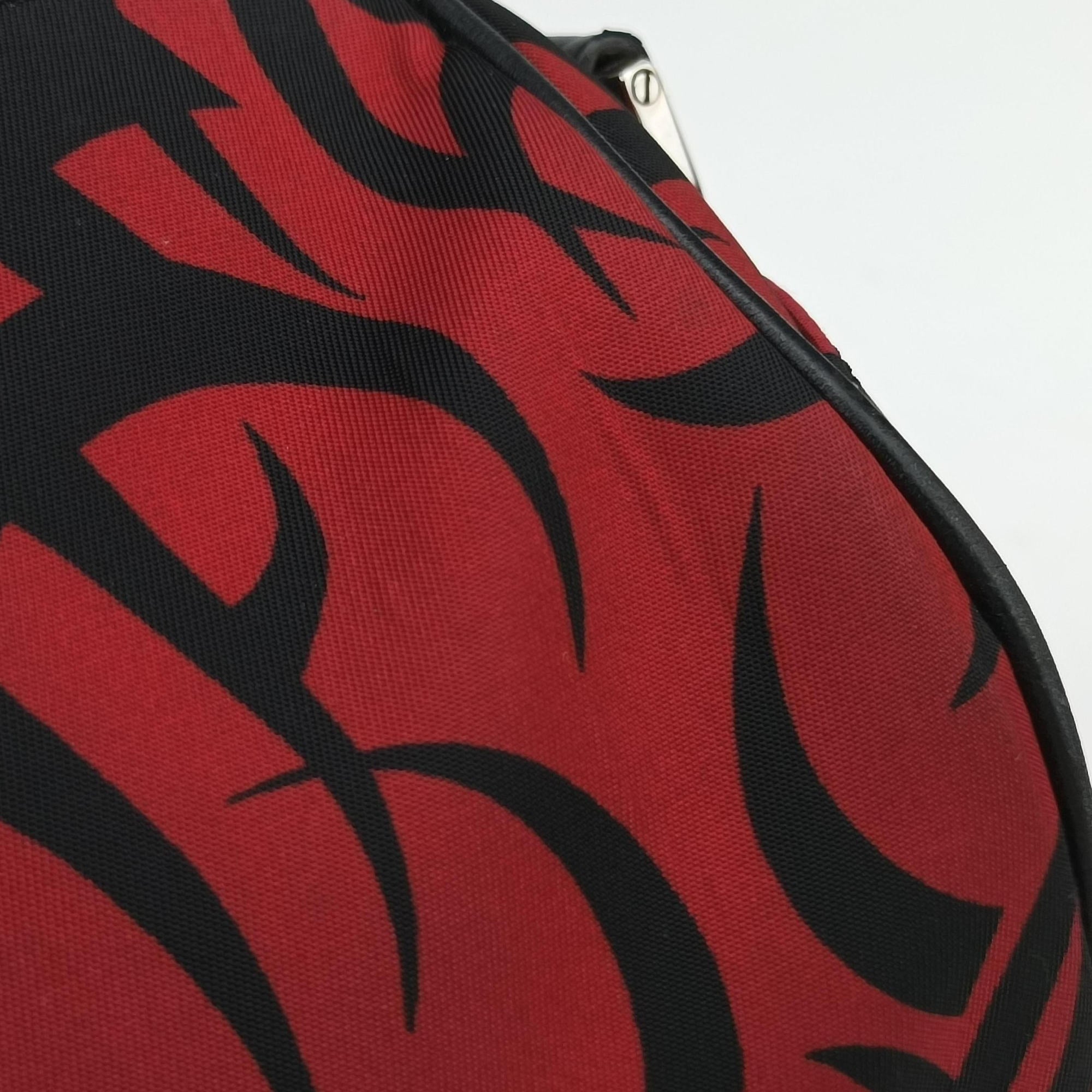 Vintage Christian Dior Roller Red×black nylon  shoulderbag | stylenewstar