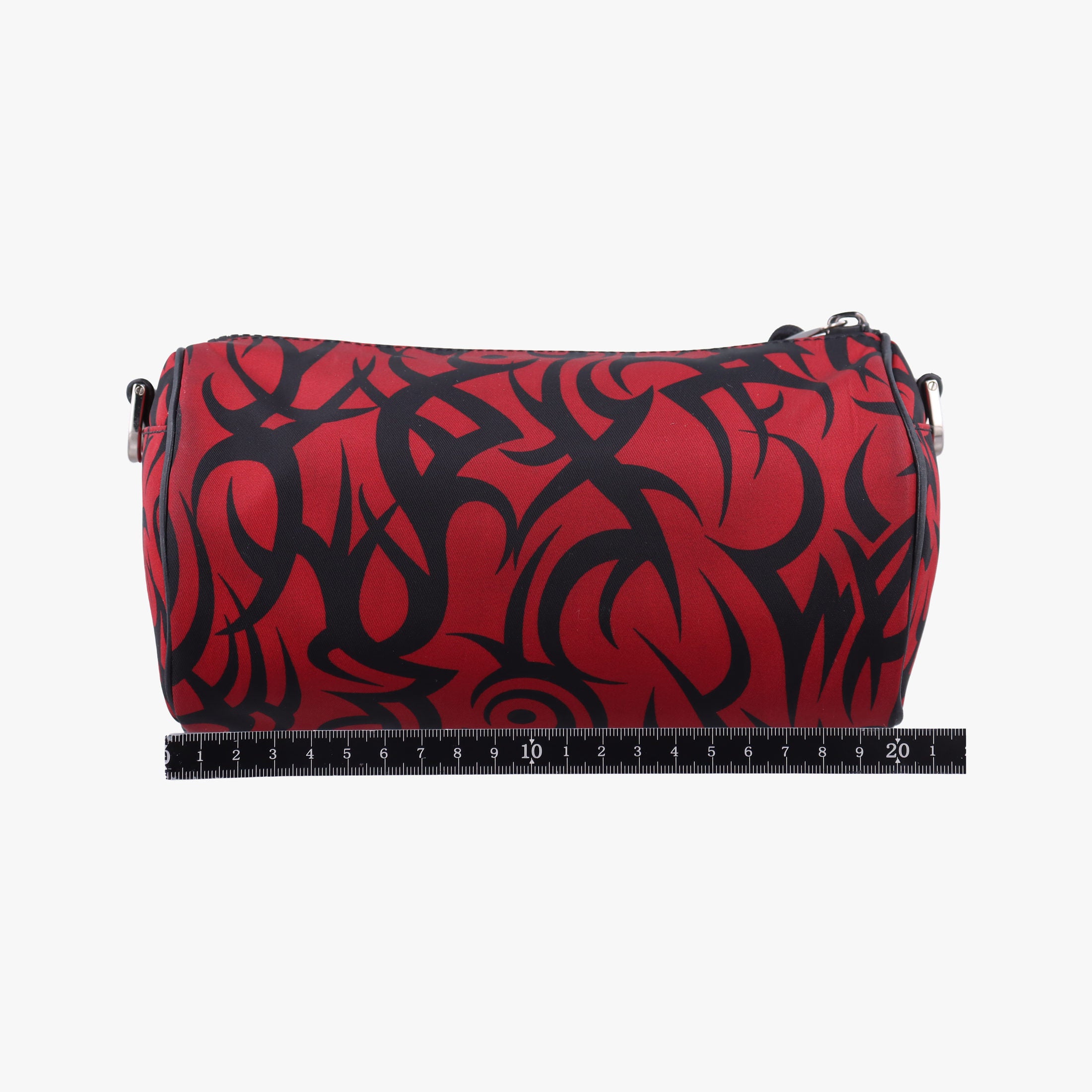 Vintage Christian Dior Roller Red×black nylon  shoulderbag | stylenewstar