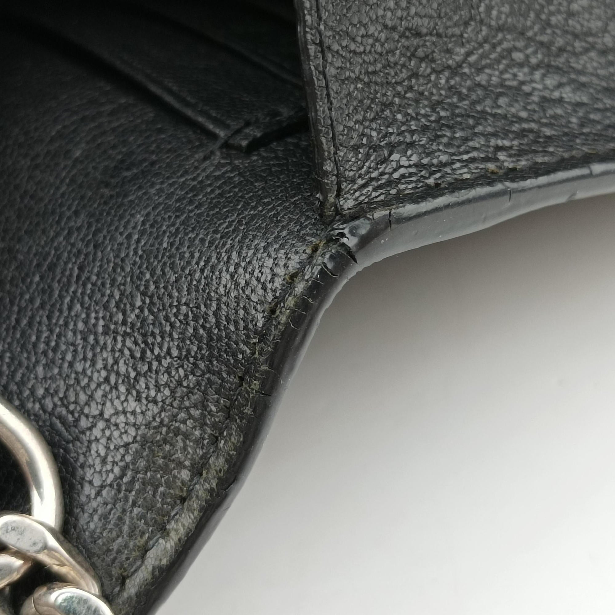 Pre-owned Yves Saint Laurent KATE Star Black Leather  shoulderbag | stylenewstar