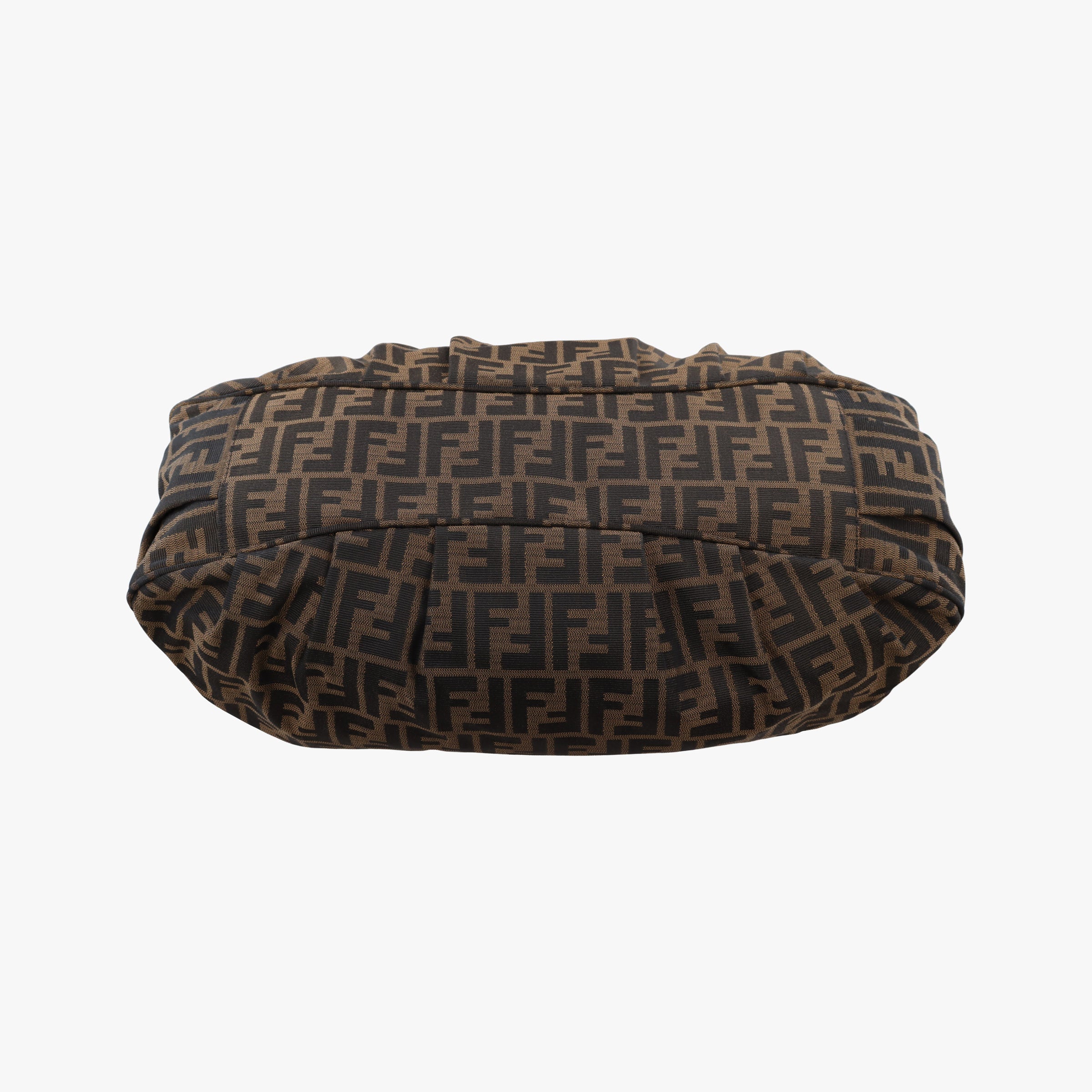 Pre-owned Fendi Mia Brown canvas 8BR616 shoulderbag | stylenewstar
