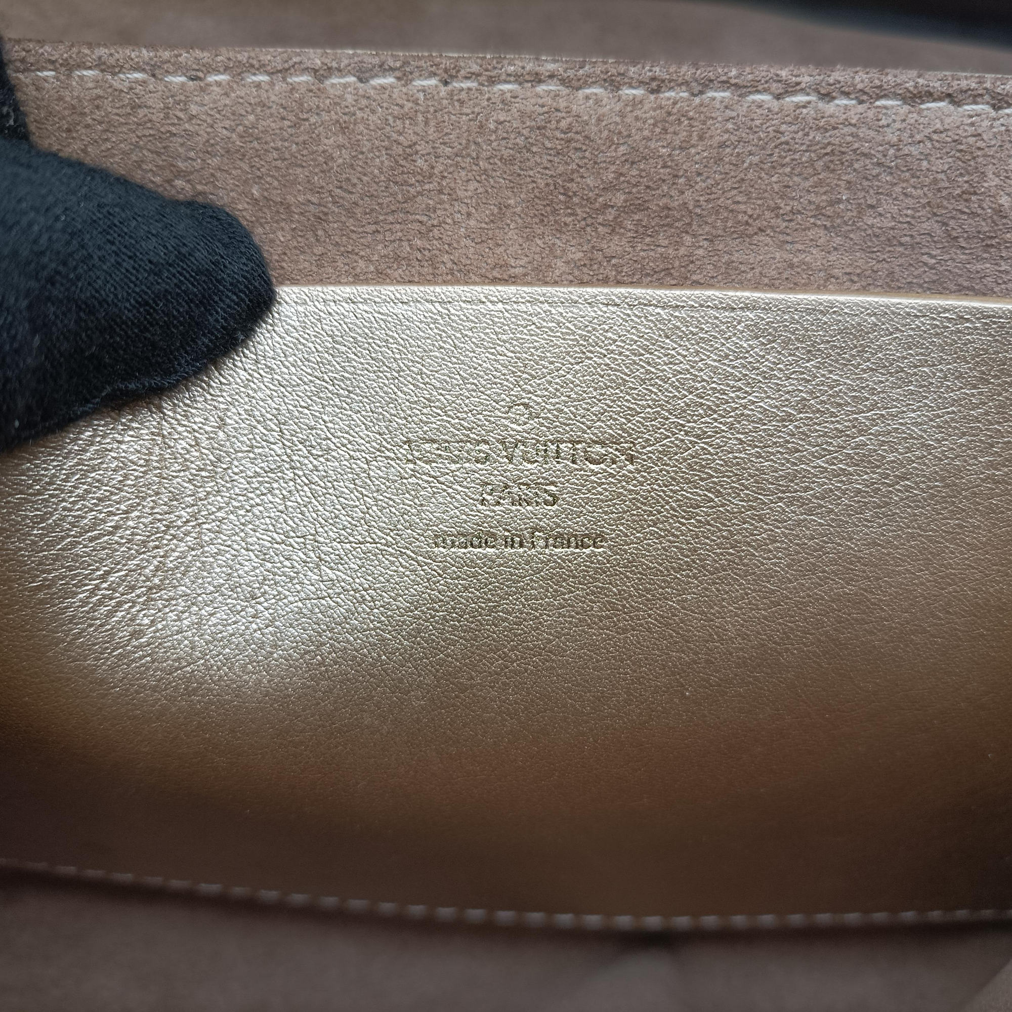 Secondhand Louis Vuitton Love Note golden×silver Leather M54504 shoulderbag | stylenewstar
