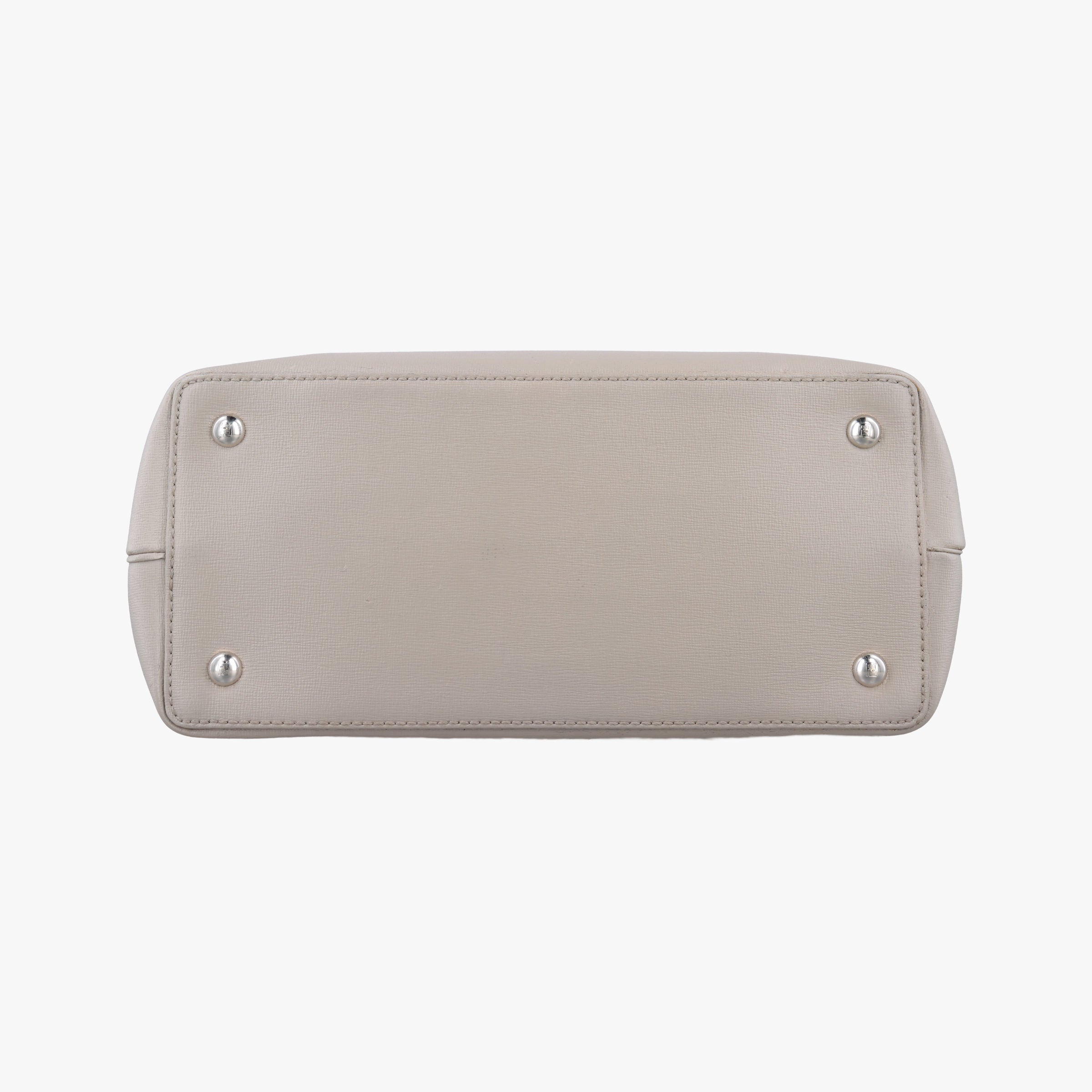 Pre-owned Fendi Petite 2 JOURS Beige×Pink Leather 8BH253 shoulderbag | stylenewstar