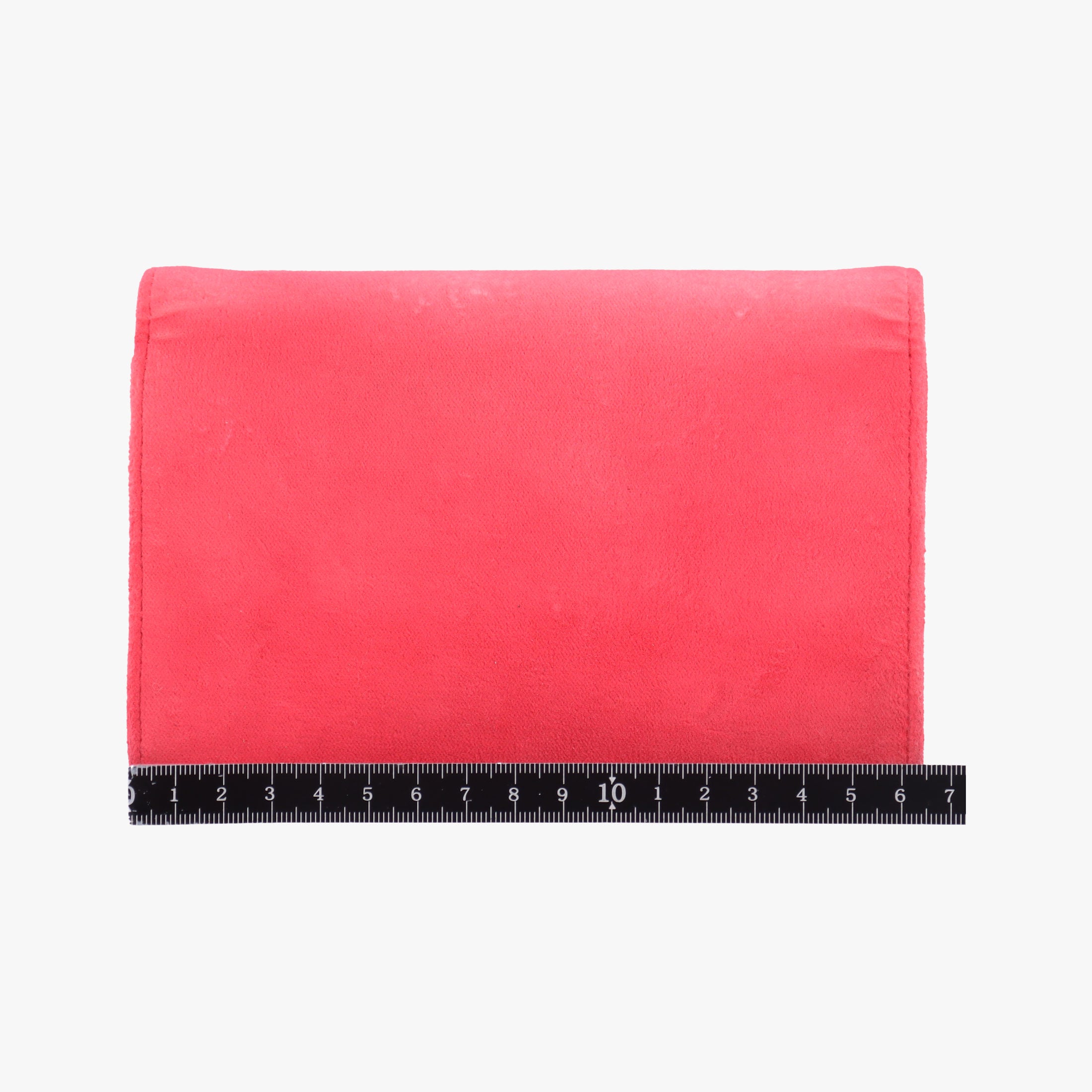 Pre-owned Fendi Kan I F Logo Pink velour 8BS012 shoulderbag | stylenewstar