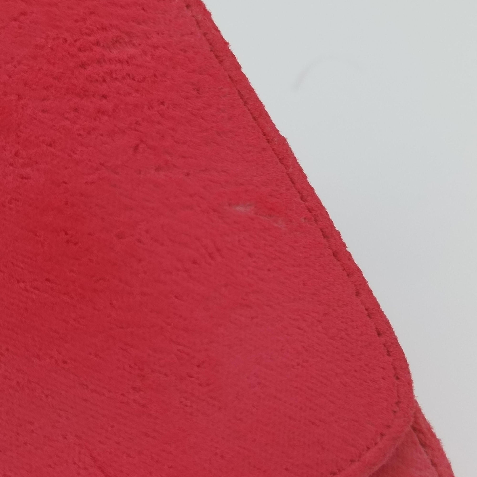 Pre-owned Fendi Kan I F Logo Pink velour 8BS012 shoulderbag | stylenewstar