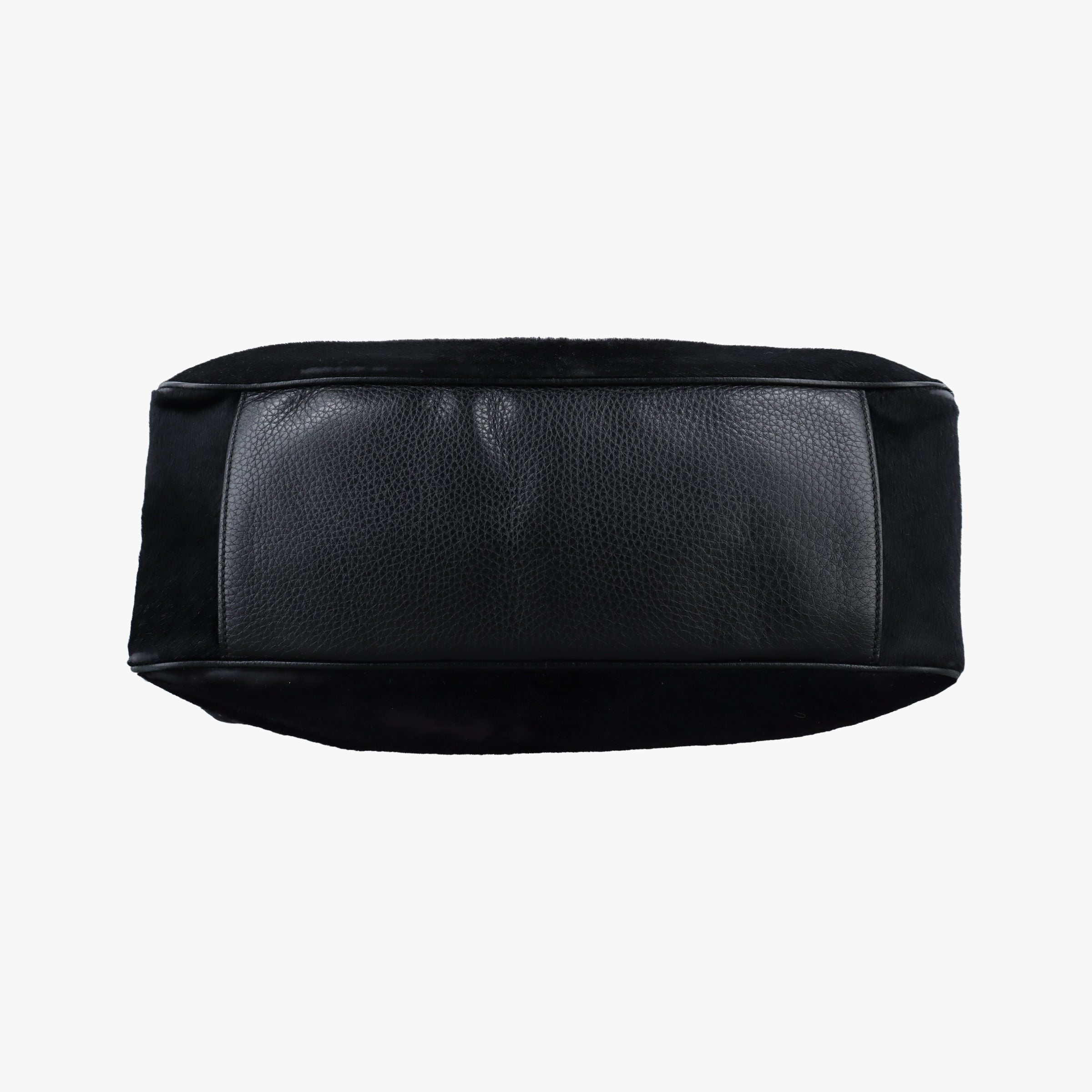 Pre-owned Gucci Soho Black ponyhair 353126 shoulderbag | stylenewstar