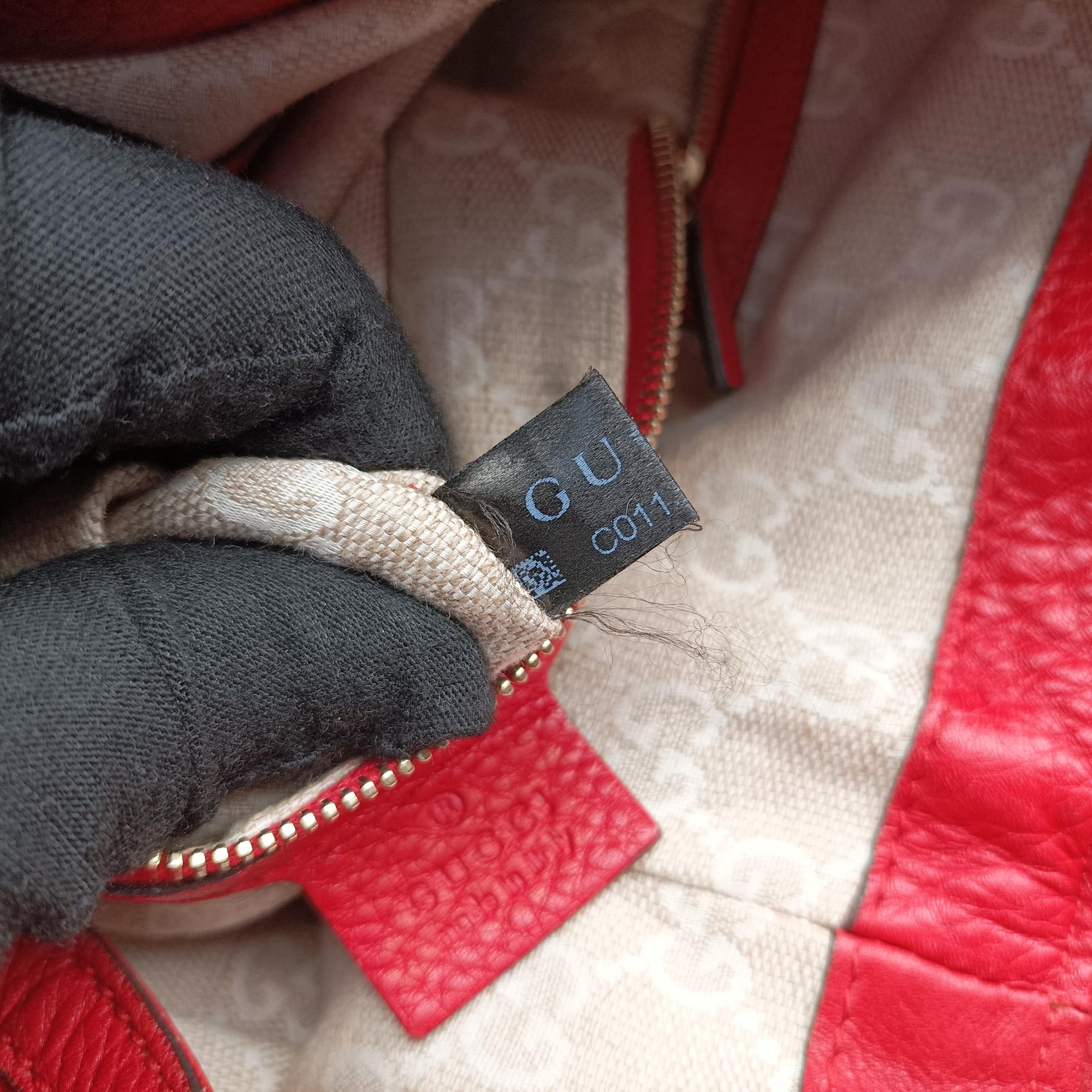 Pre-owned Gucci Bamboo Red Leather 282315 shoulderbag | stylenewstar