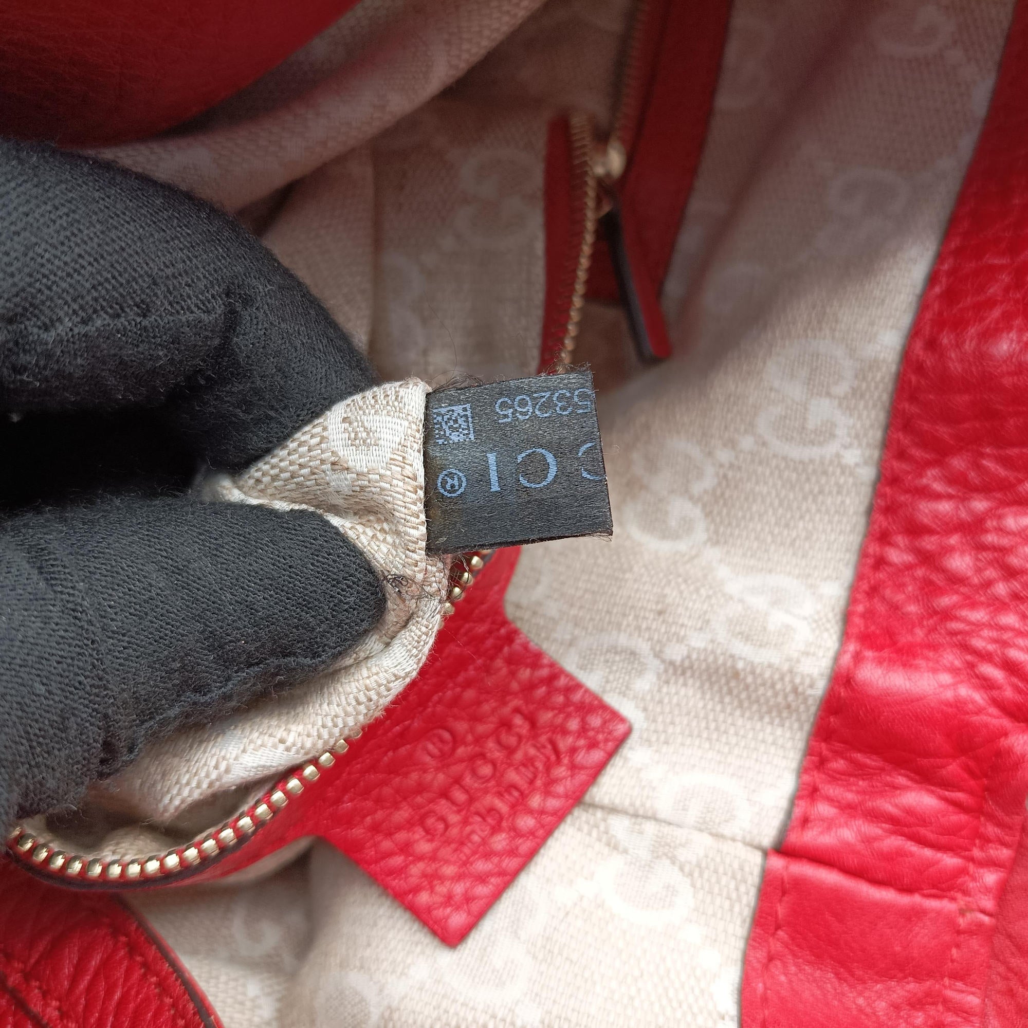 Pre-owned Gucci Bamboo Red Leather 282315 shoulderbag | stylenewstar