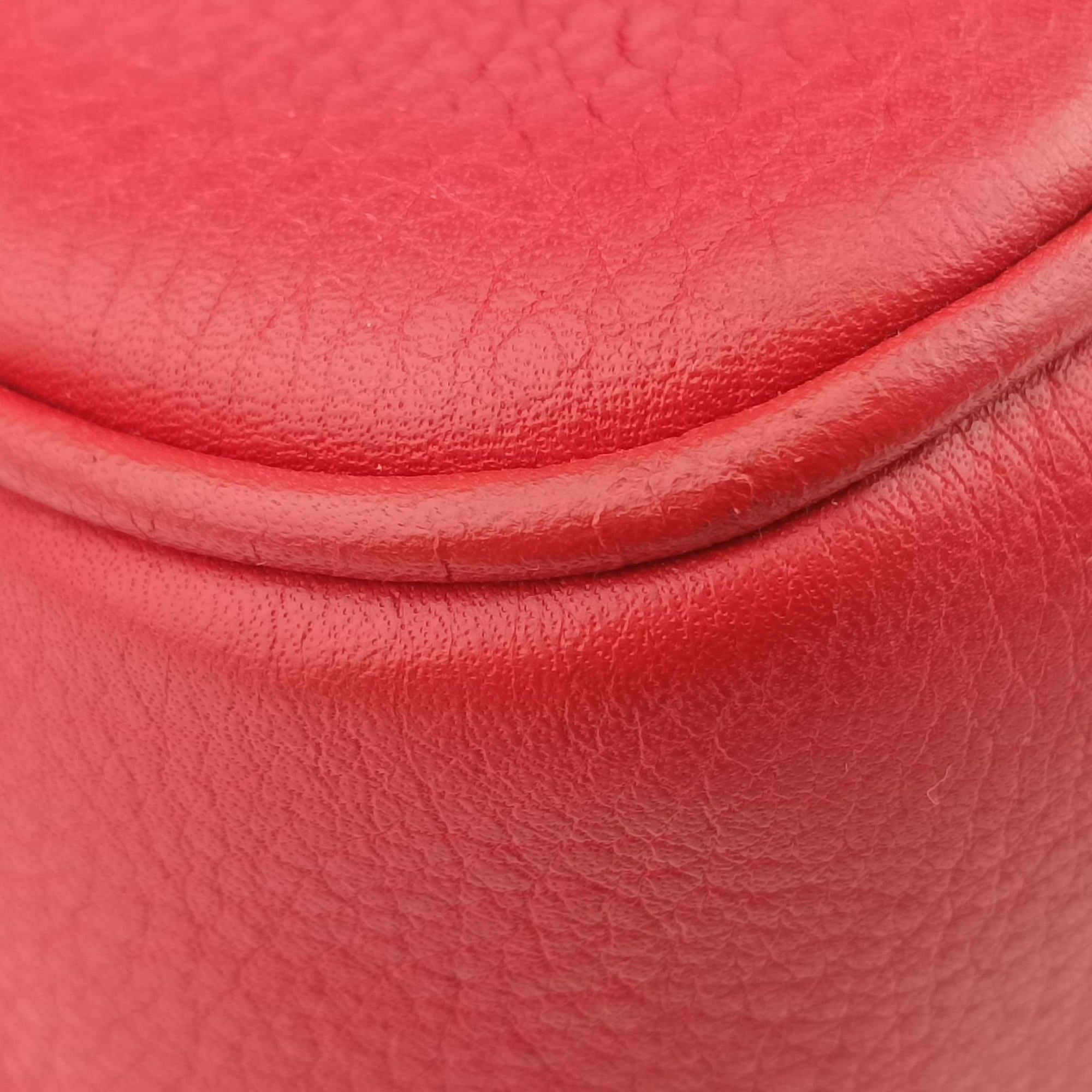 Pre-owned Gucci Bamboo Red Leather 282315 shoulderbag | stylenewstar