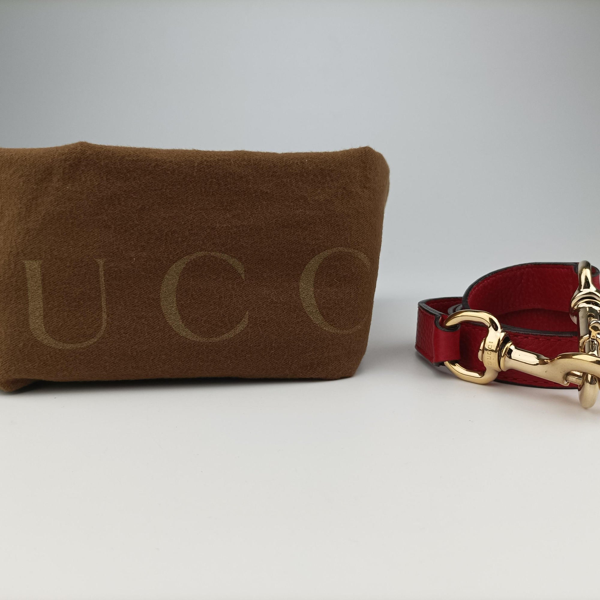 Pre-owned Gucci Bamboo Red Leather 282315 shoulderbag | stylenewstar