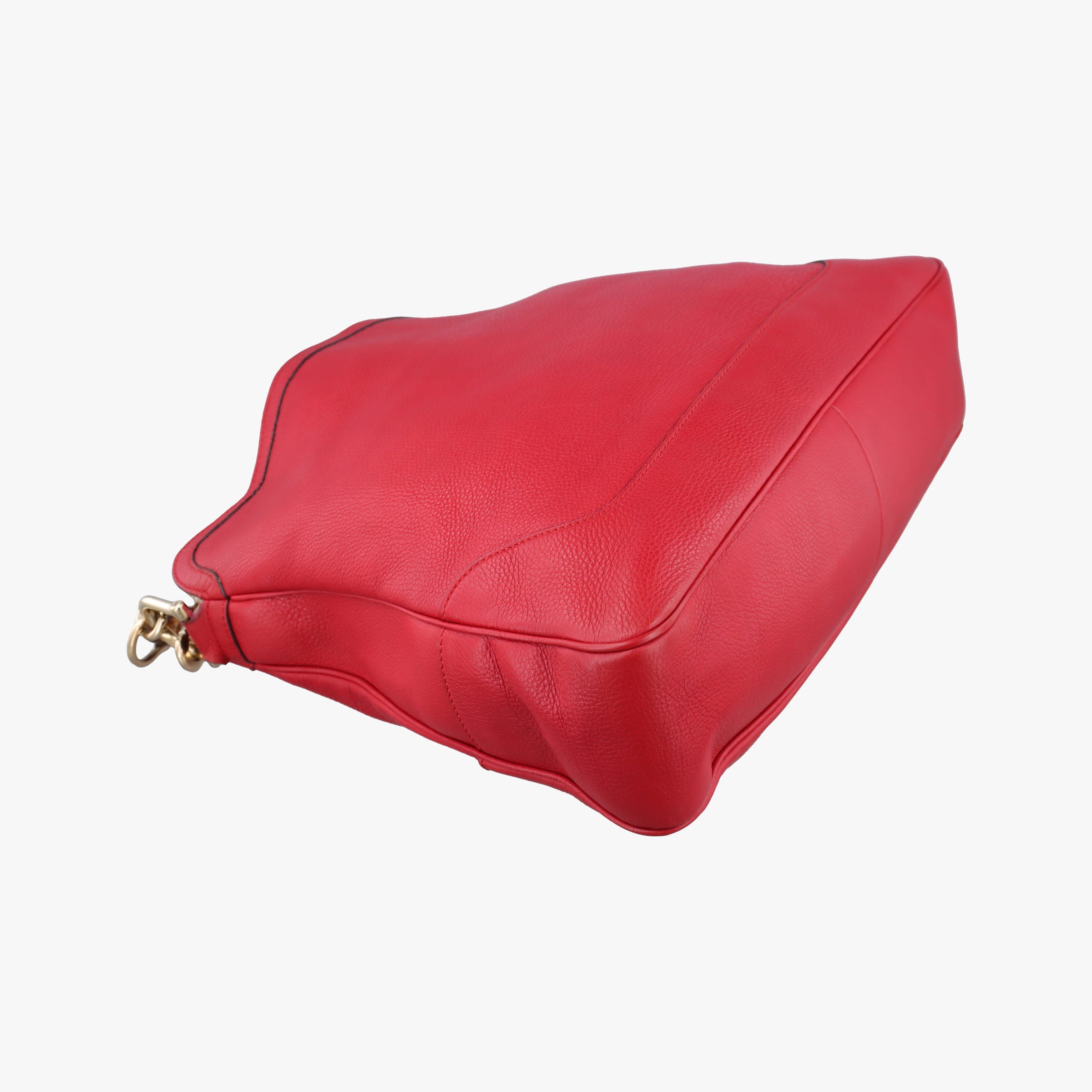 Pre-owned Gucci Bamboo Red Leather 282315 shoulderbag | stylenewstar