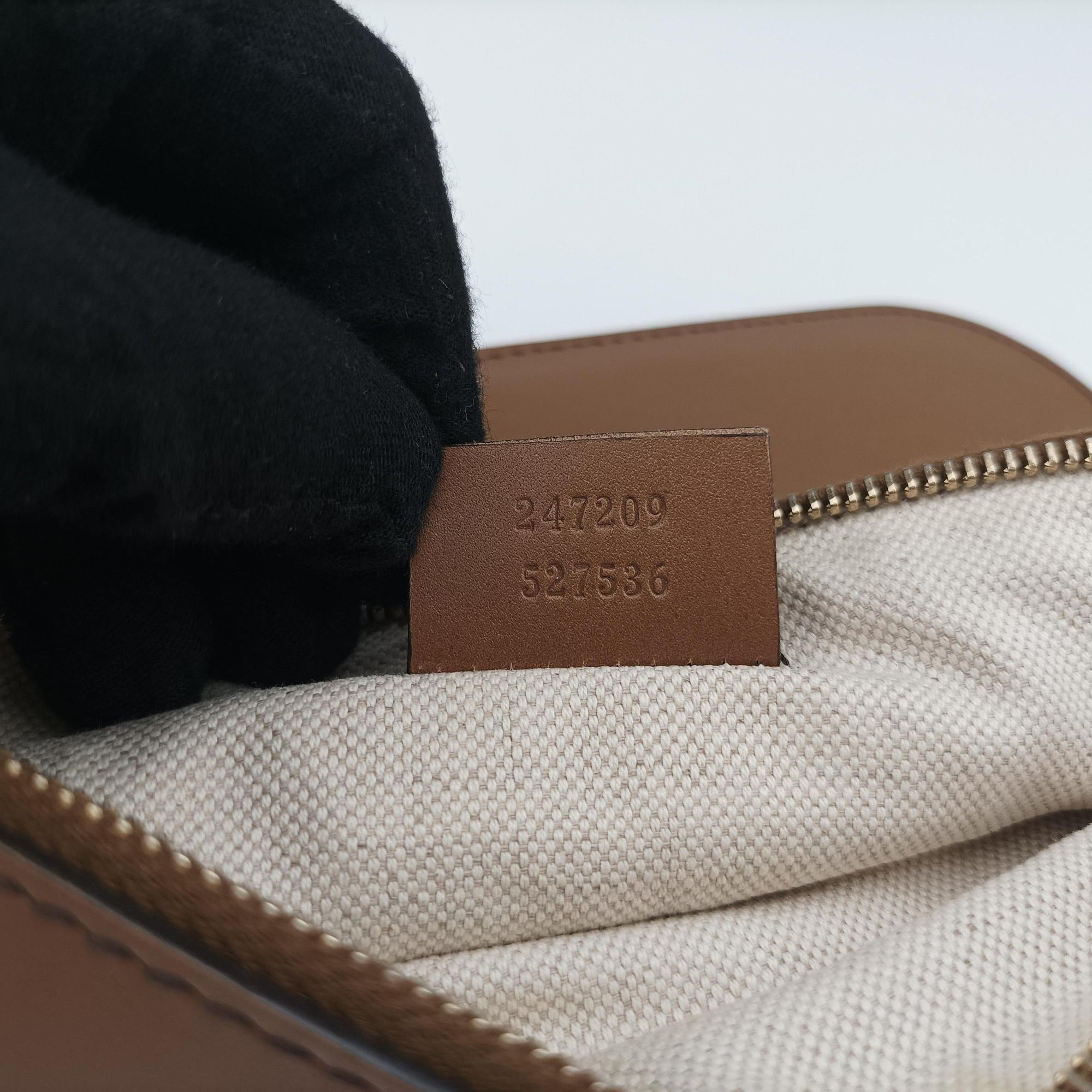Pre-owned Gucci GG Craft Brown Leather×canvas 247209 handbag | stylenewstar