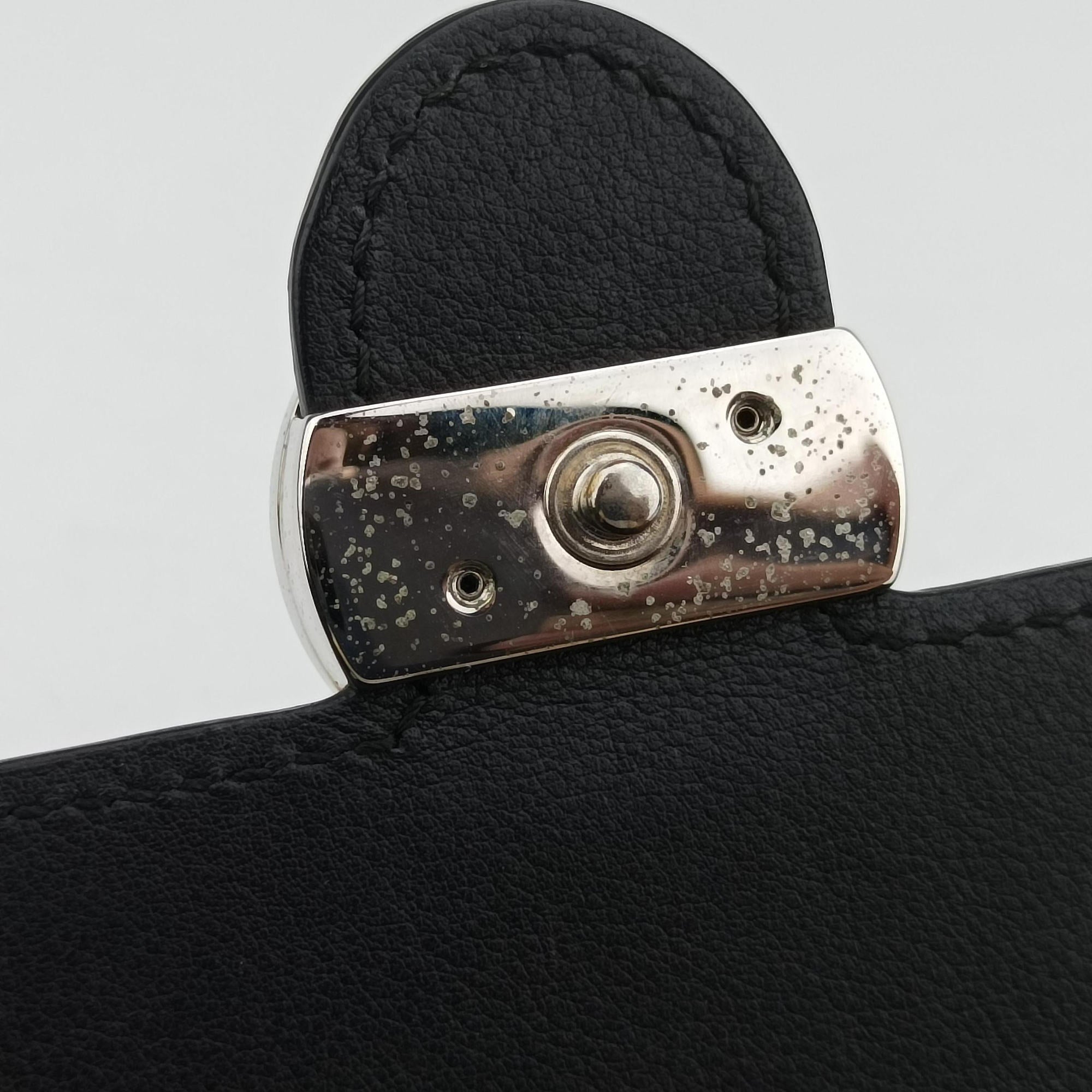 Pre-owned Gucci Interlocking G Black Patent 369664 shoulderbag | stylenewstar