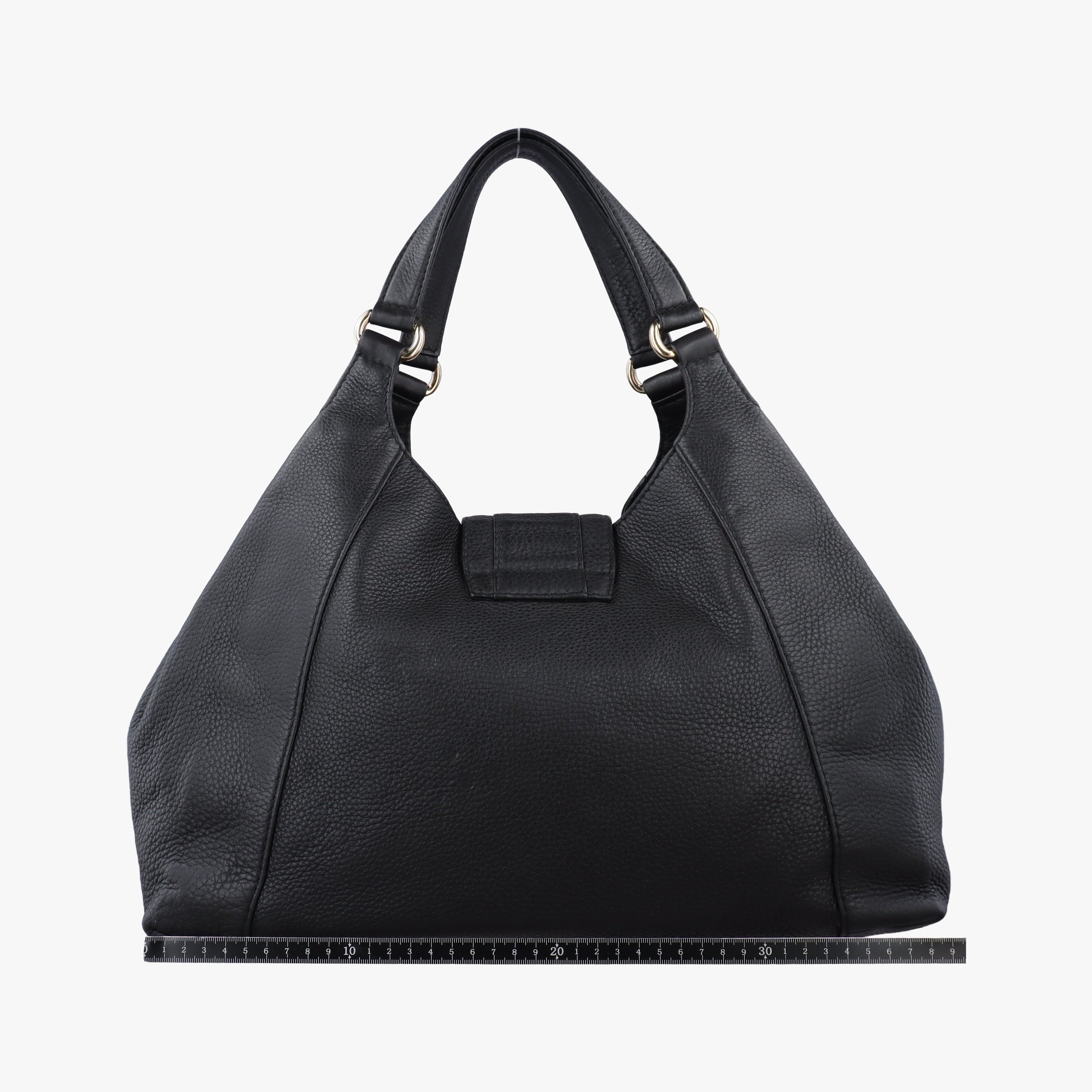Vintage Gucci Greenwich Medium Black Leather 268747 handbag | stylenewstar