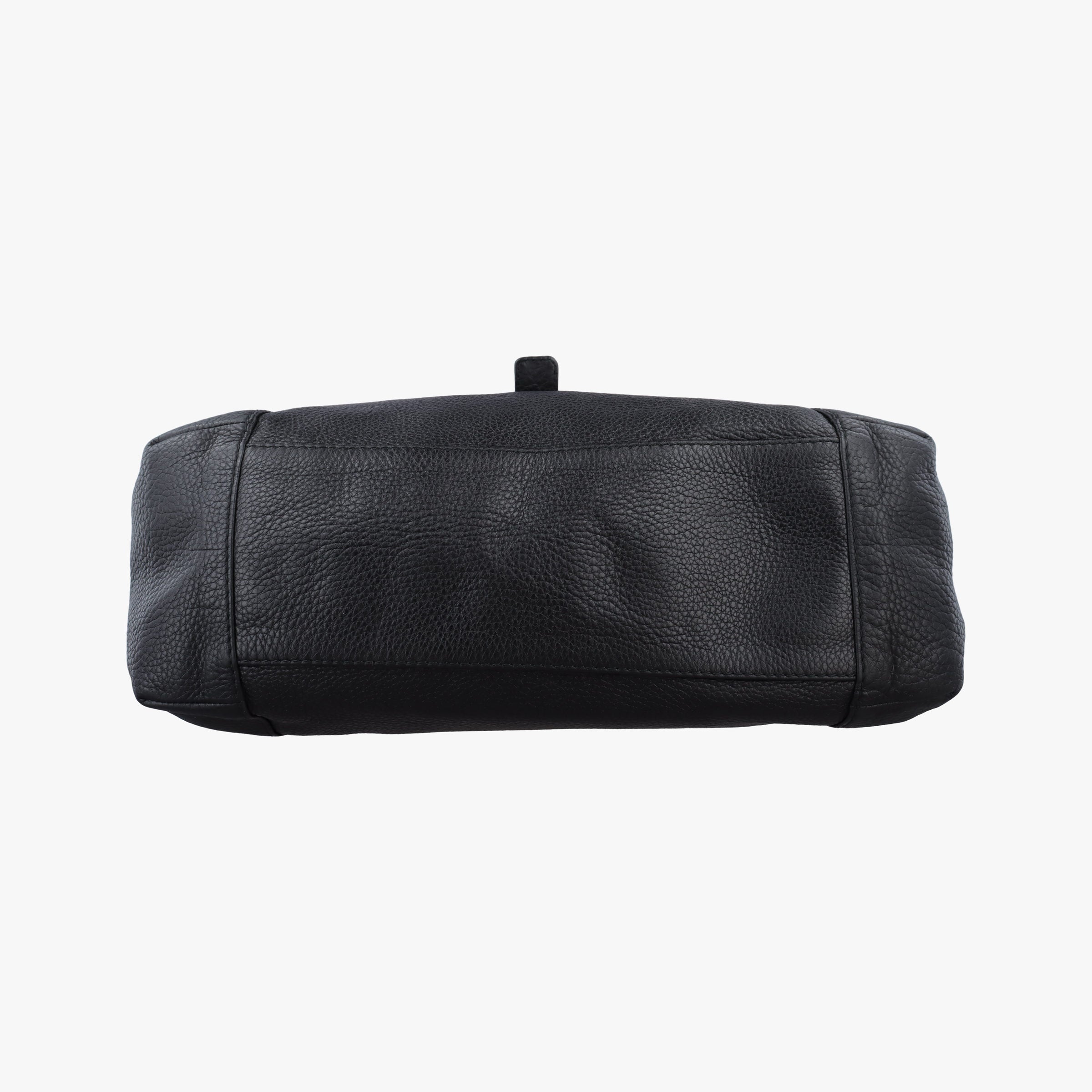 Vintage Gucci Greenwich Medium Black Leather 268747 handbag | stylenewstar