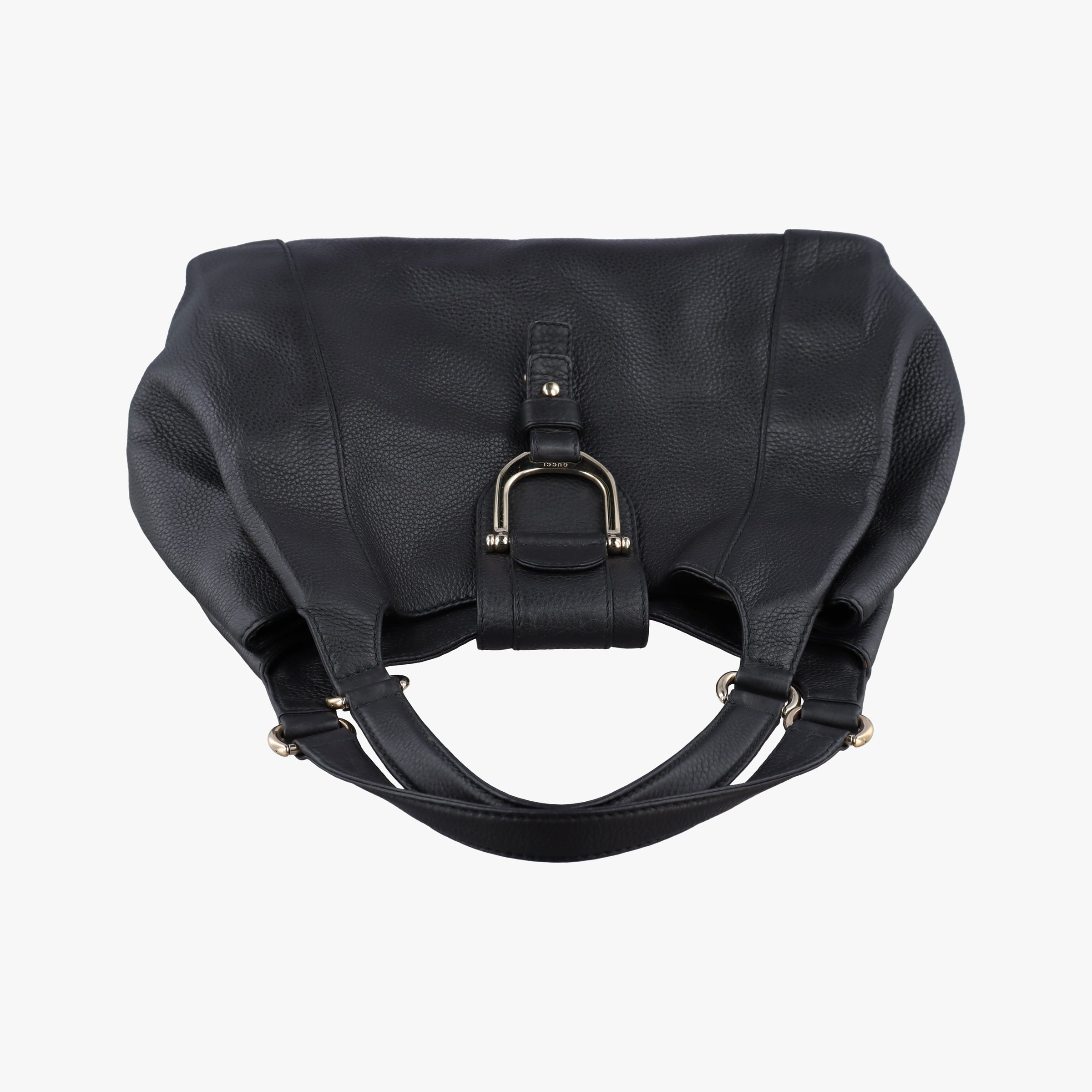 Vintage Gucci Greenwich Medium Black Leather 268747 handbag | stylenewstar