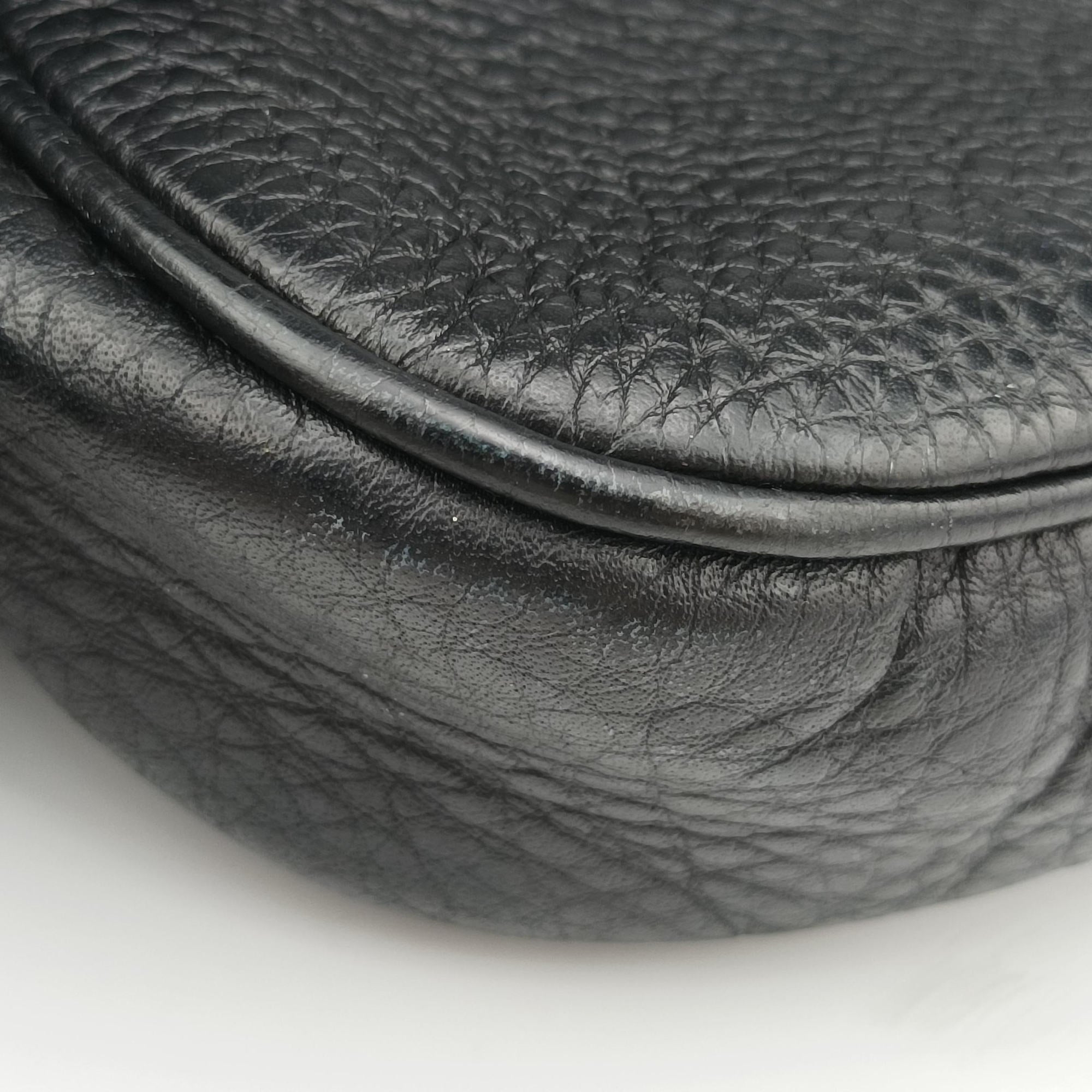 Pre-owned Gucci SOHO Black Leather 336752 shoulderbag | stylenewstar