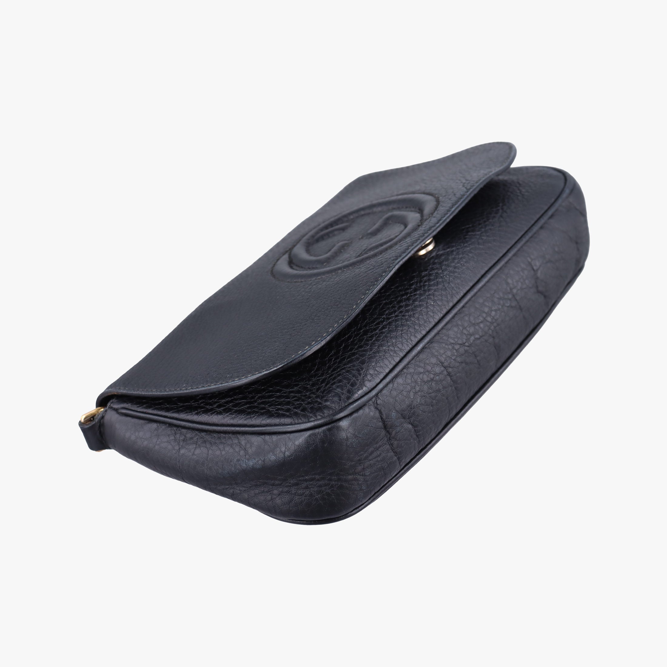 Pre-owned Gucci SOHO Black Leather 336752 shoulderbag | stylenewstar