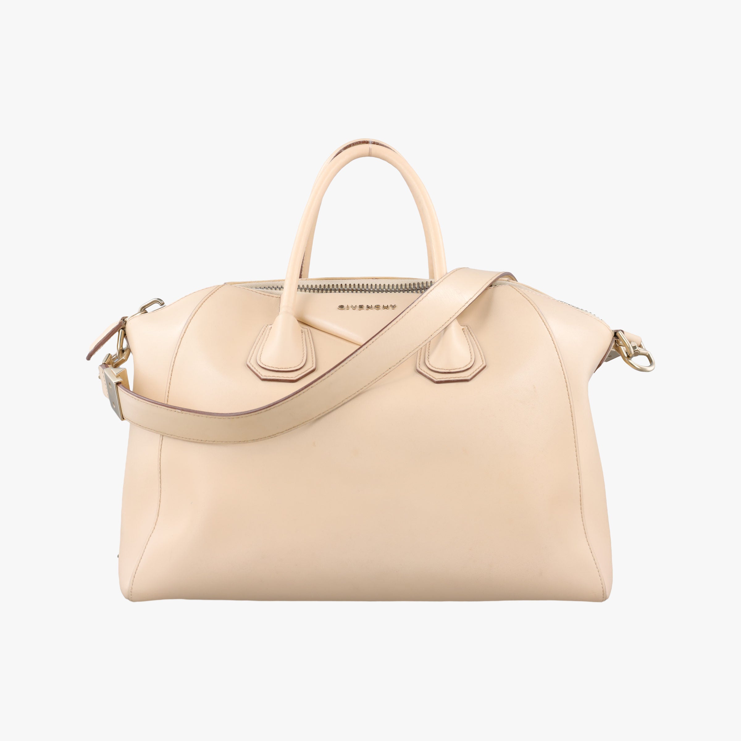 Secondhand Givenchy Antigona Beige Leather  shoulderbag | stylenewstar