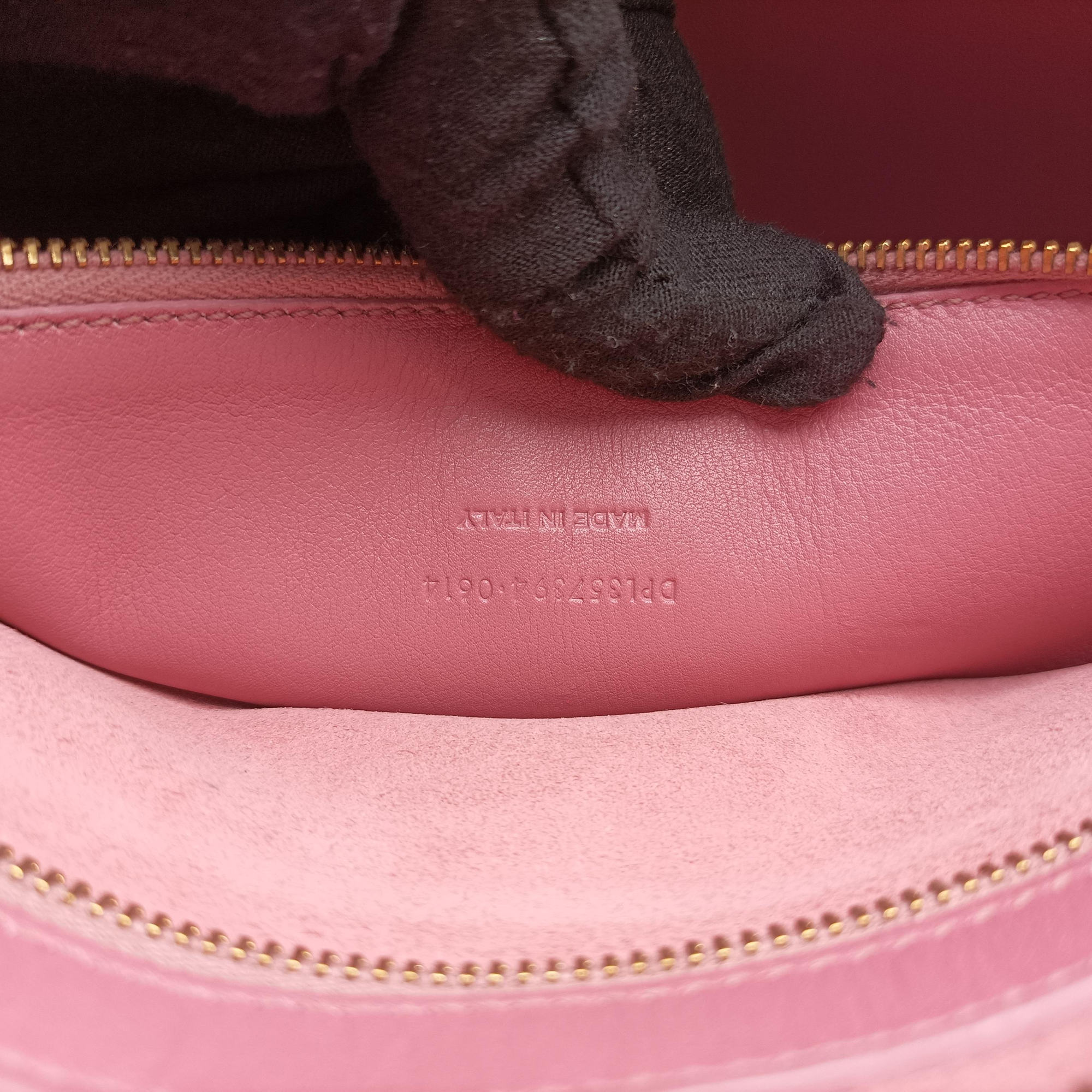 Pre-owned Yves Saint Laurent Baby Cabas Pink Leather 357394 shoulderbag | stylenewstar