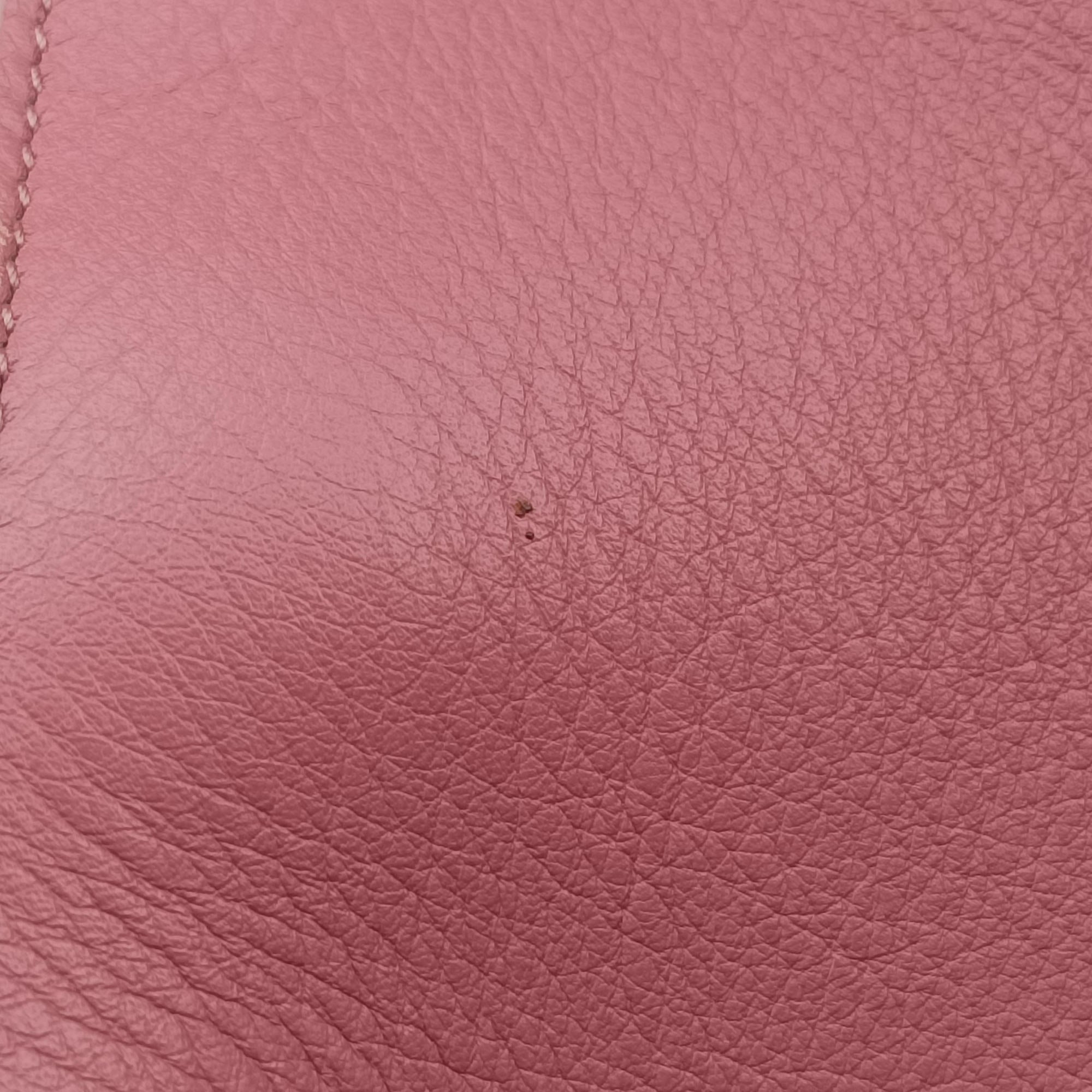 Pre-owned Yves Saint Laurent Baby Cabas Pink Leather 357394 shoulderbag | stylenewstar