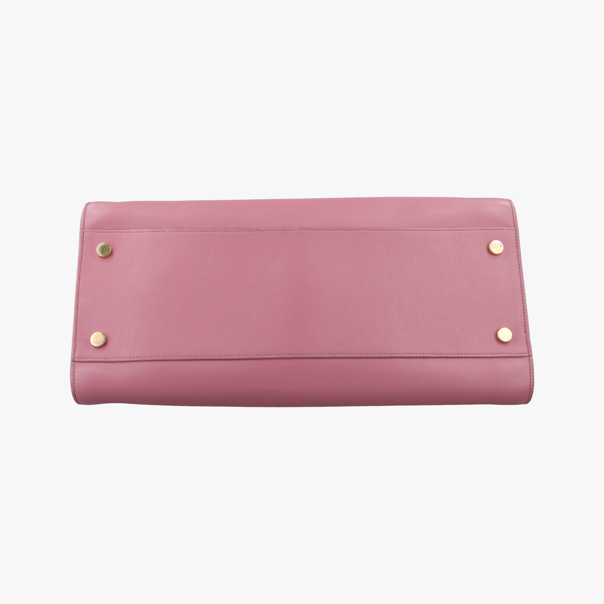 Pre-owned Yves Saint Laurent Baby Cabas Pink Leather 357394 shoulderbag | stylenewstar