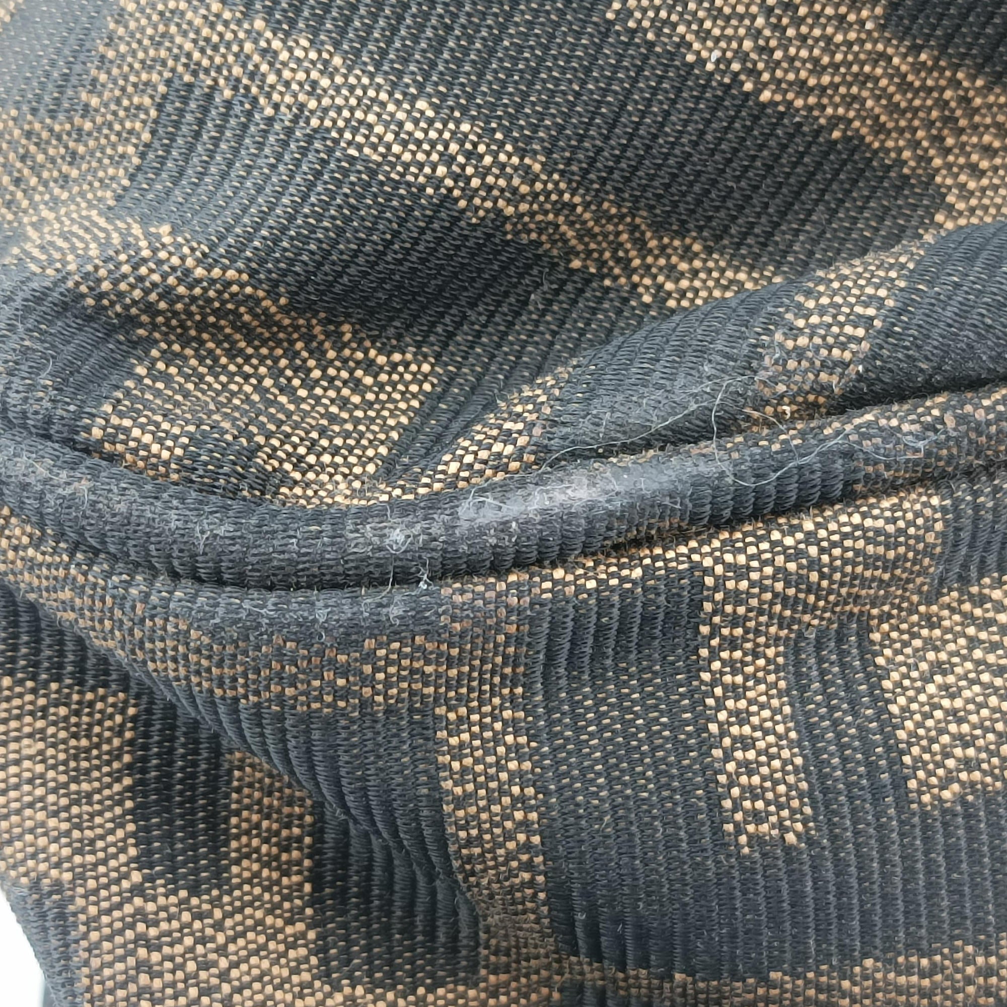 Secondhand Fendi Mia Brown×burgundy canvas×patent 8BR616 shoulderbag | stylenewstar