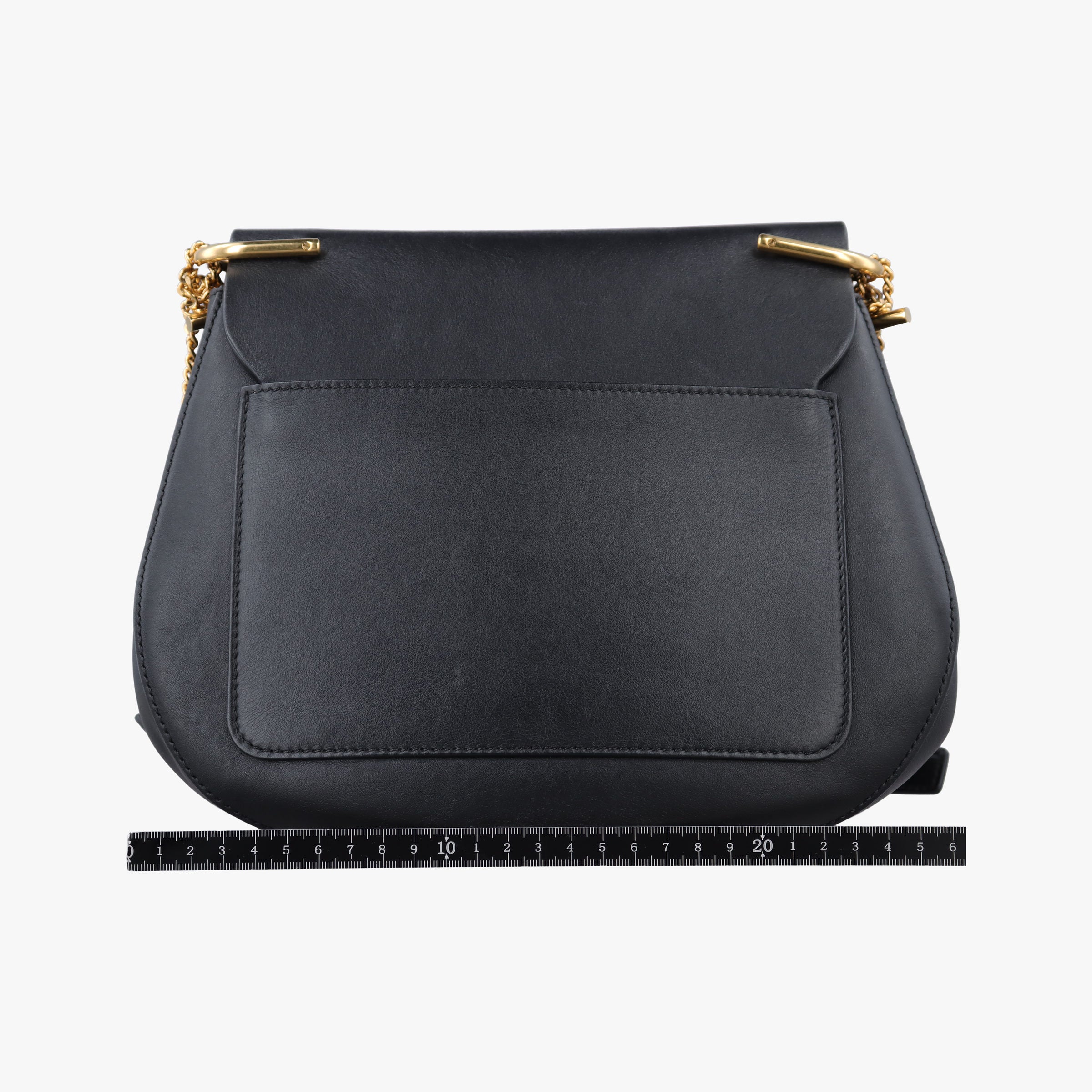 Secondhand Chloe DREW Black Suede×Leather  shoulderbag | stylenewstar