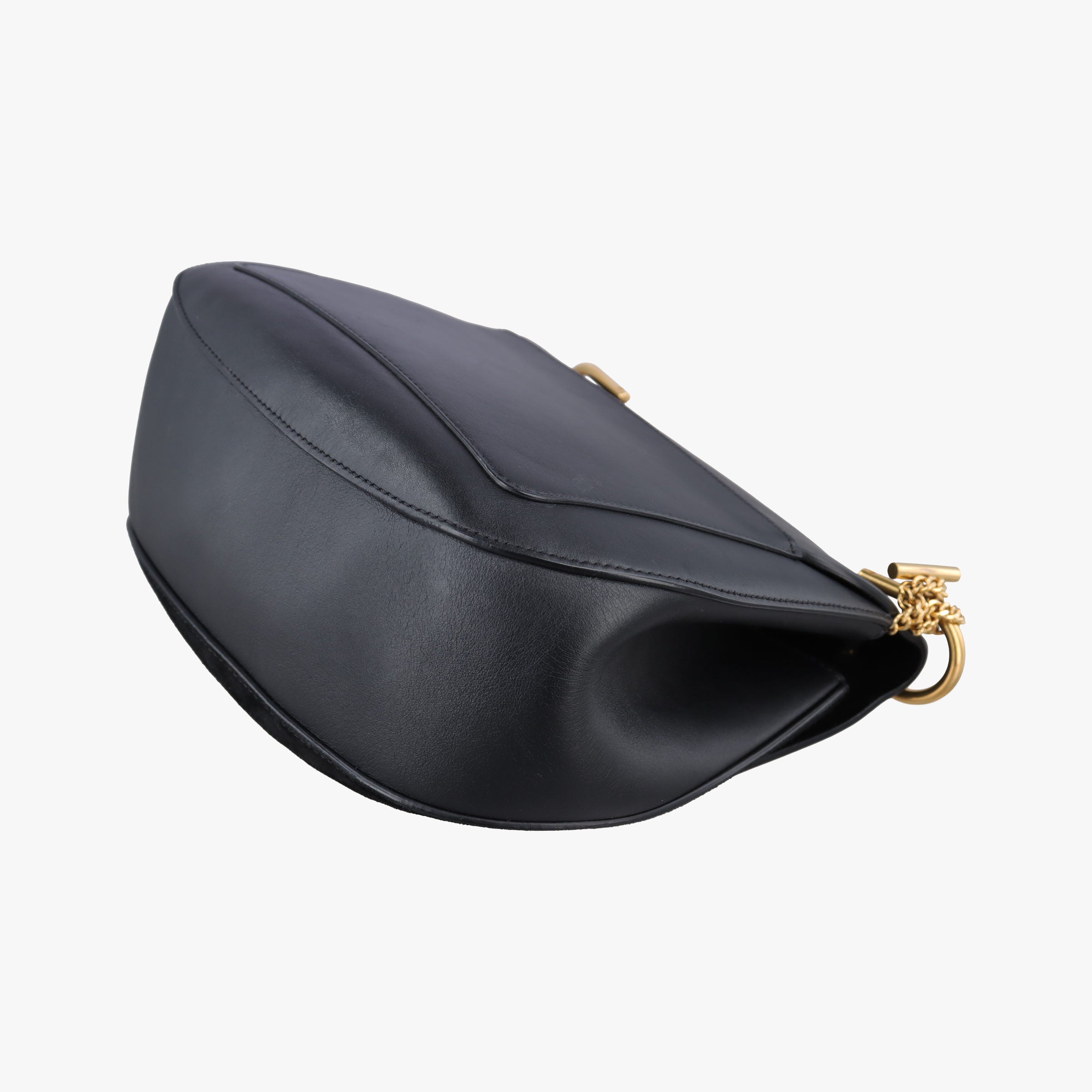 Secondhand Chloe DREW Black Suede×Leather  shoulderbag | stylenewstar