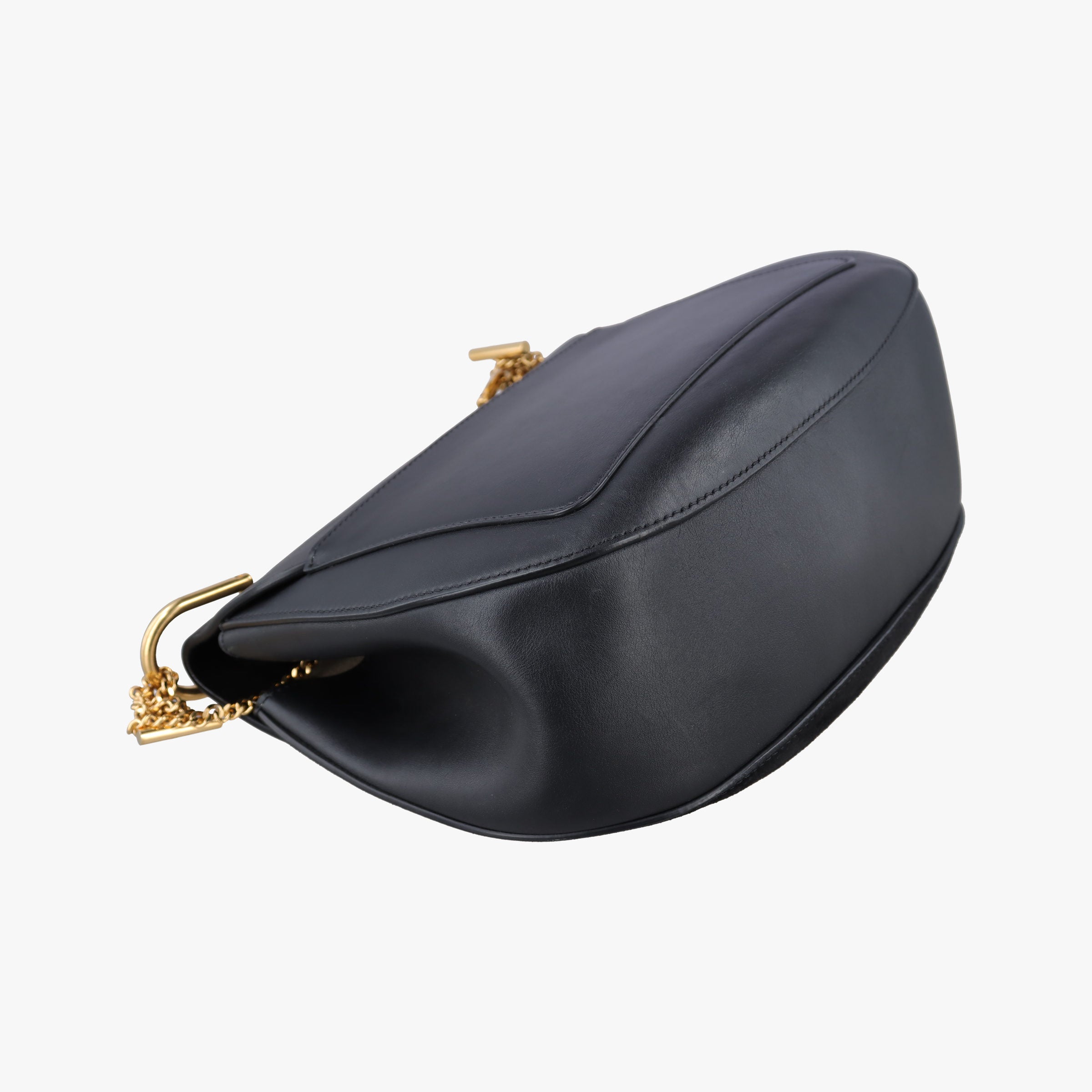 Secondhand Chloe DREW Black Suede×Leather  shoulderbag | stylenewstar