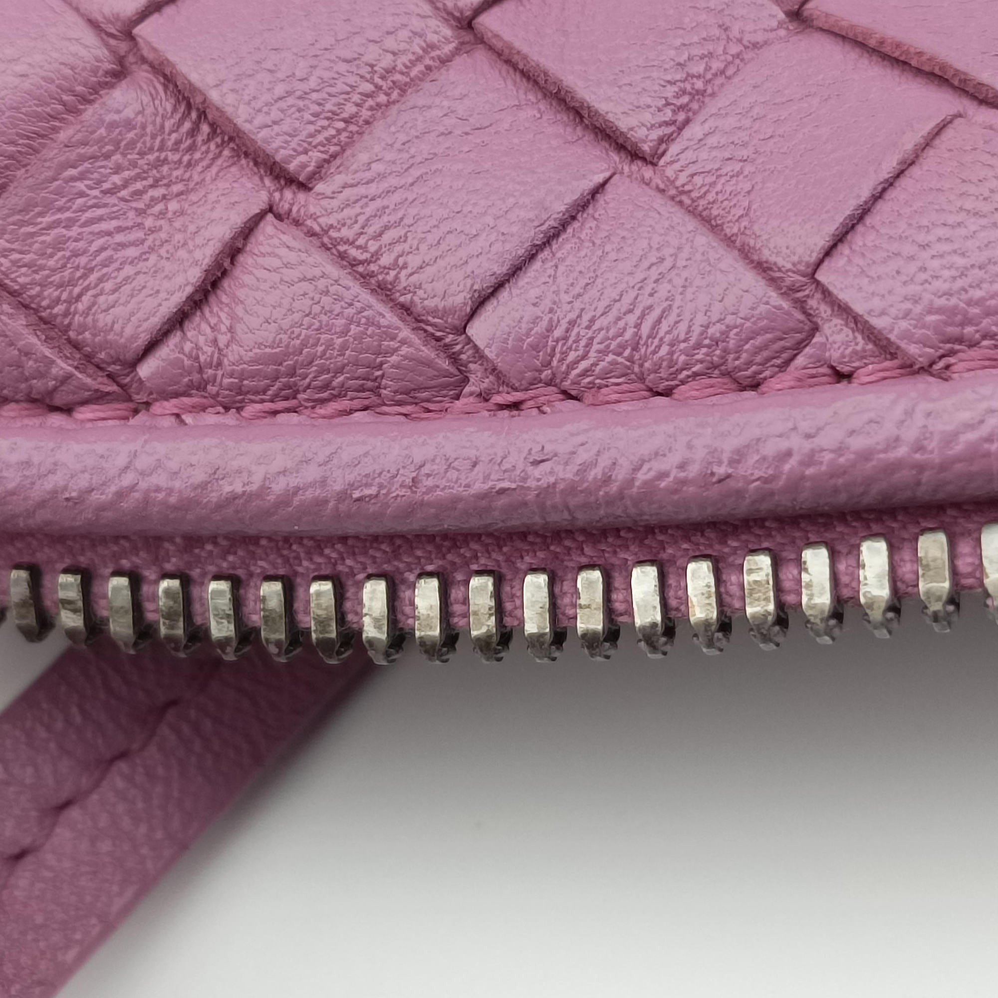 Pre-owned Bottega Veneta NODINI Intrecciato Purple lambskin  shoulderbag | stylenewstar
