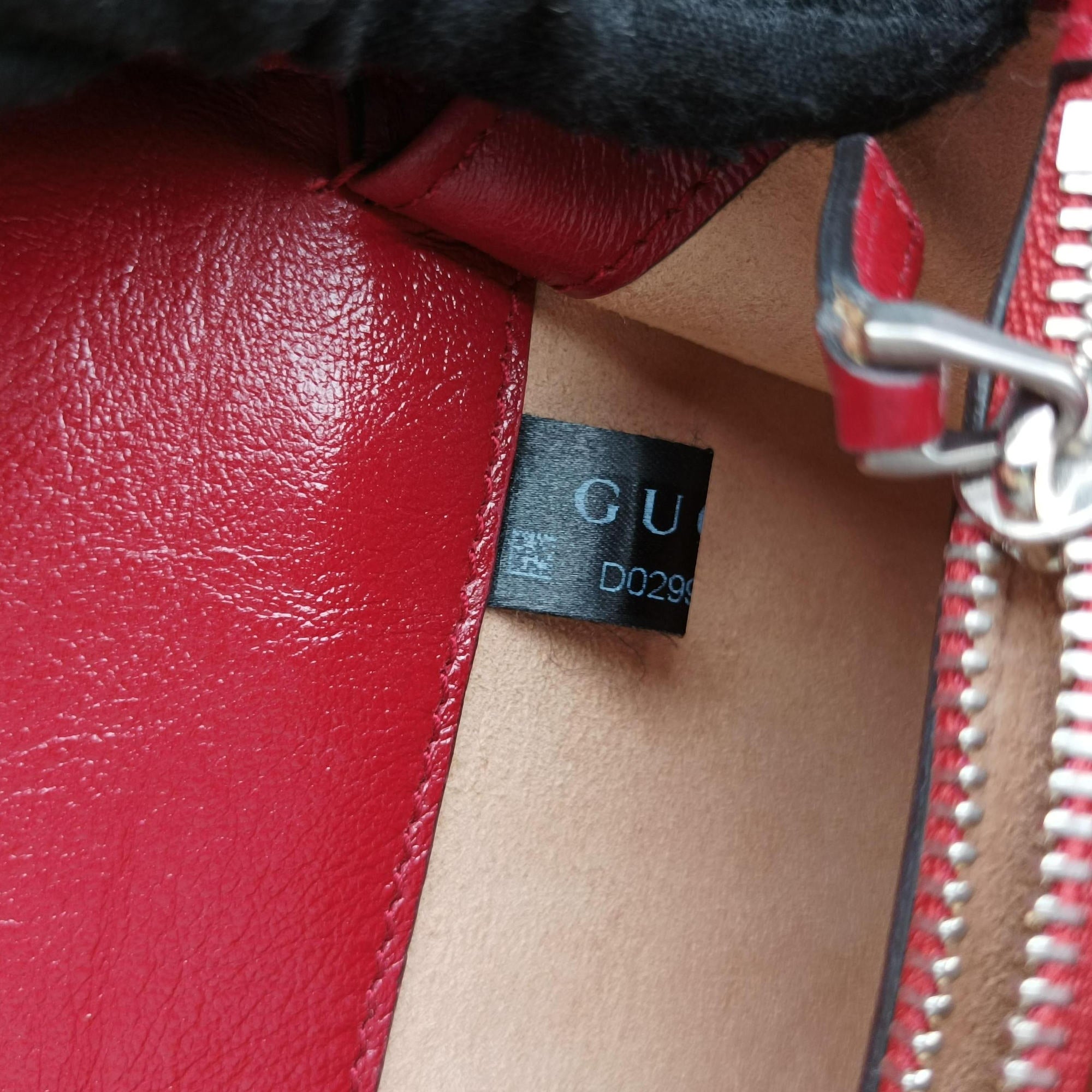 Pre-owned Gucci Dionysus Red×black Tweed×Leather 400249 shoulderbag | stylenewstar