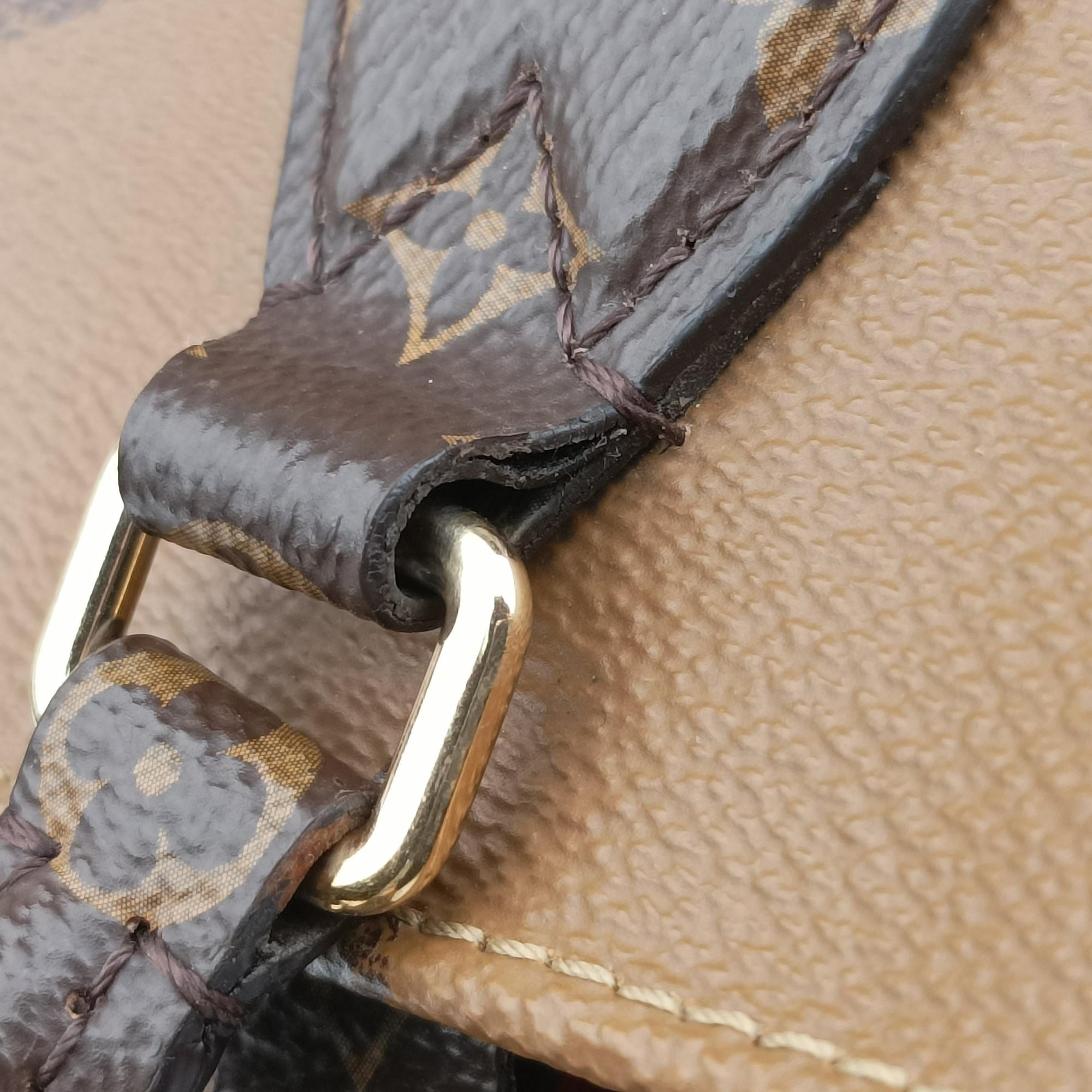 Pre-owned Louis Vuitton On the Go GM Monogram/Brown Monogram Canvas M44576 handbag | stylenewstar