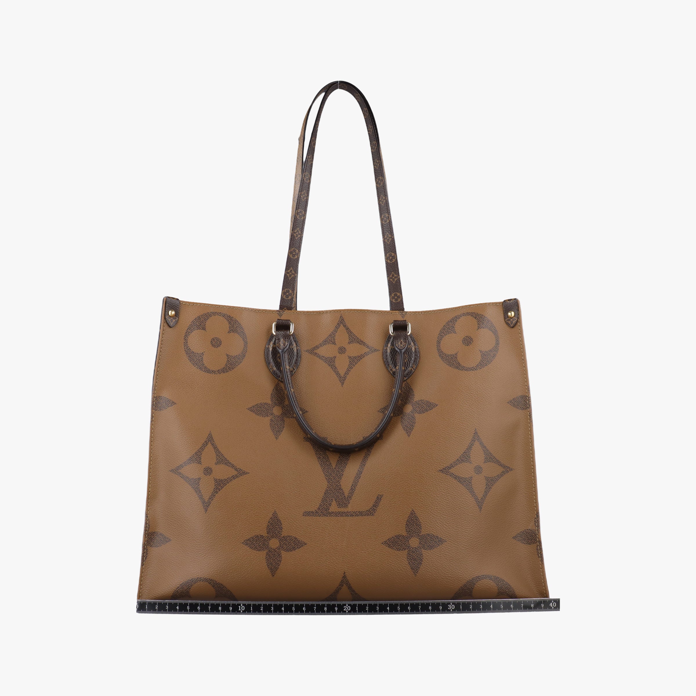 Pre-owned Louis Vuitton On the Go GM Monogram/Brown Monogram Canvas M44576 handbag | stylenewstar