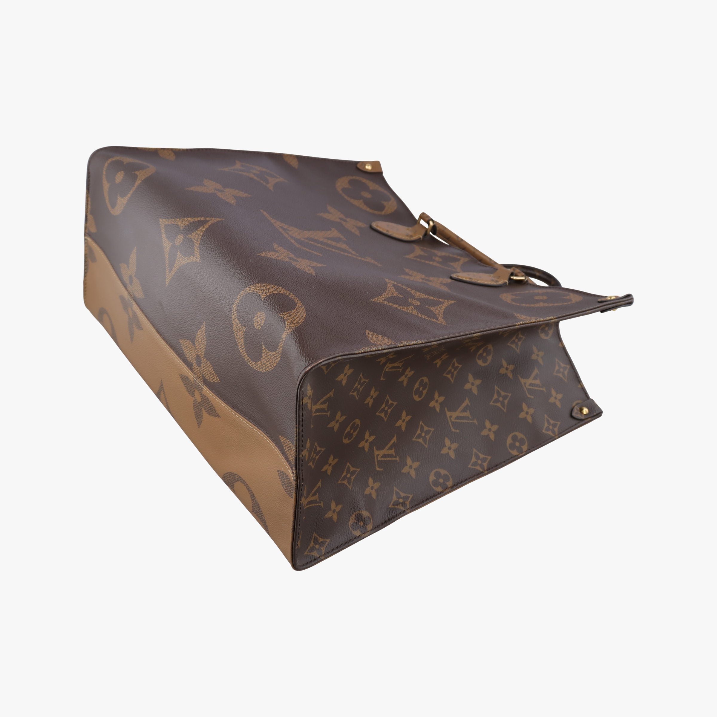 Pre-owned Louis Vuitton On the Go GM Monogram/Brown Monogram Canvas M44576 handbag | stylenewstar