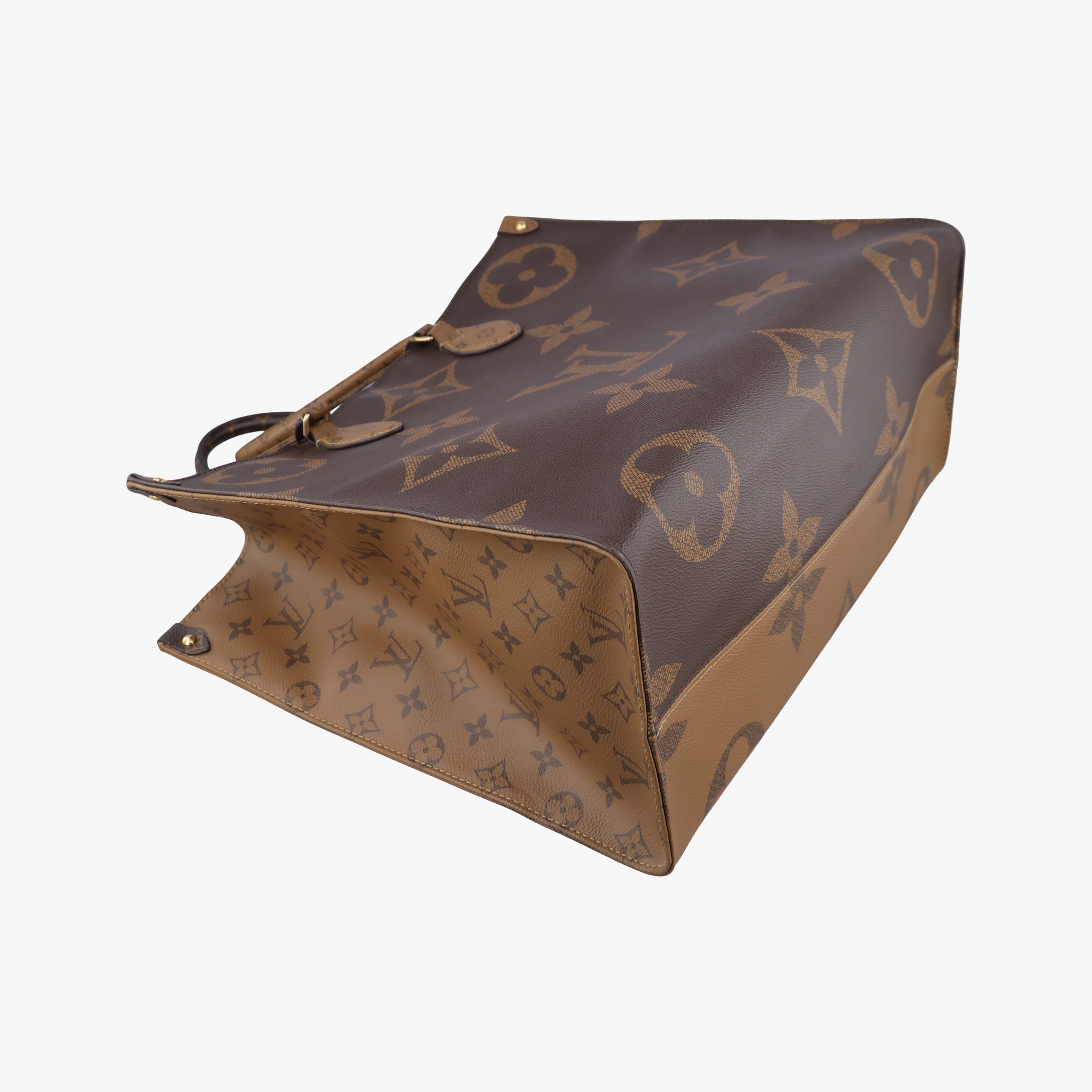 Pre-owned Louis Vuitton On the Go GM Monogram/Brown Monogram Canvas M44576 handbag | stylenewstar