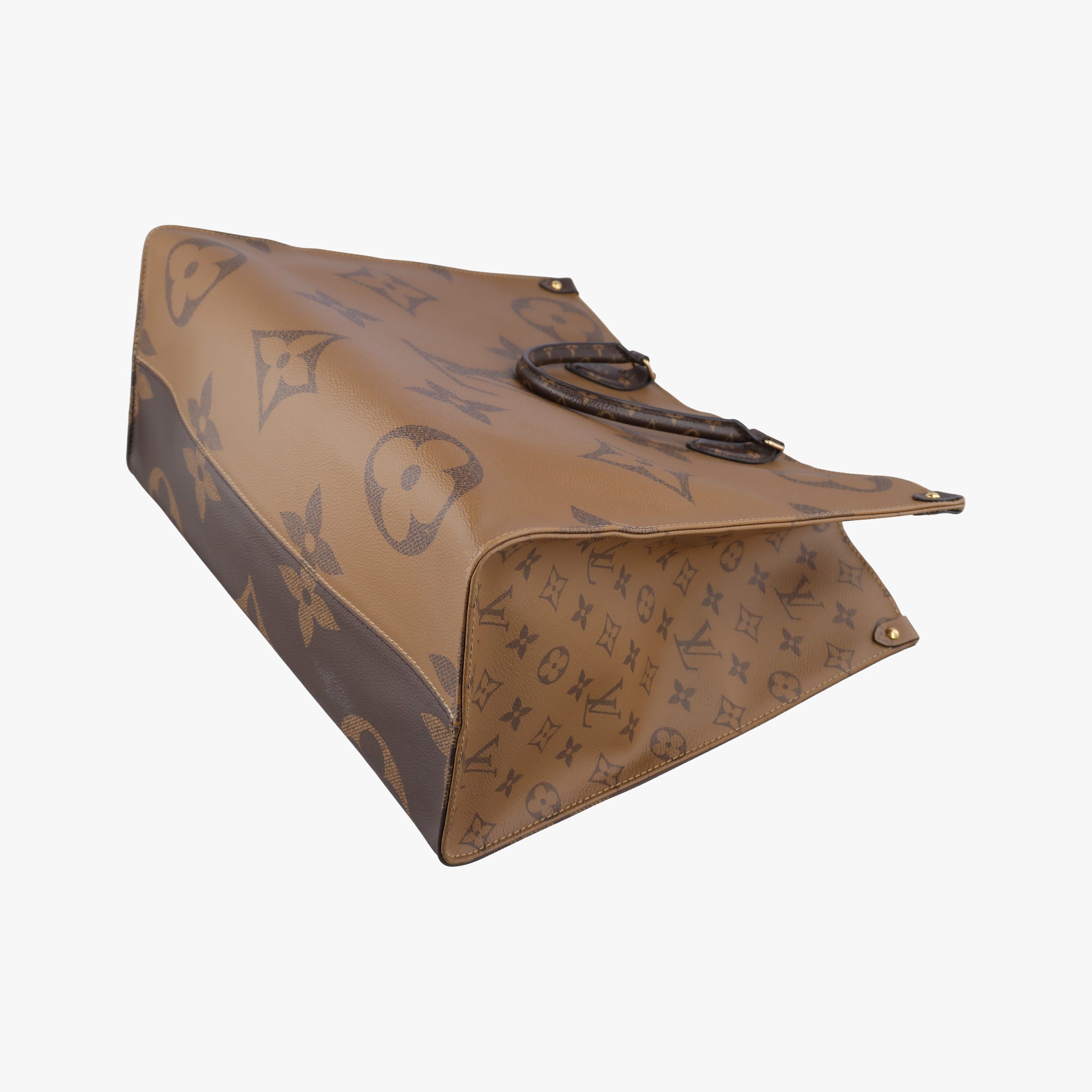 Pre-owned Louis Vuitton On the Go GM Monogram/Brown Monogram Canvas M44576 handbag | stylenewstar