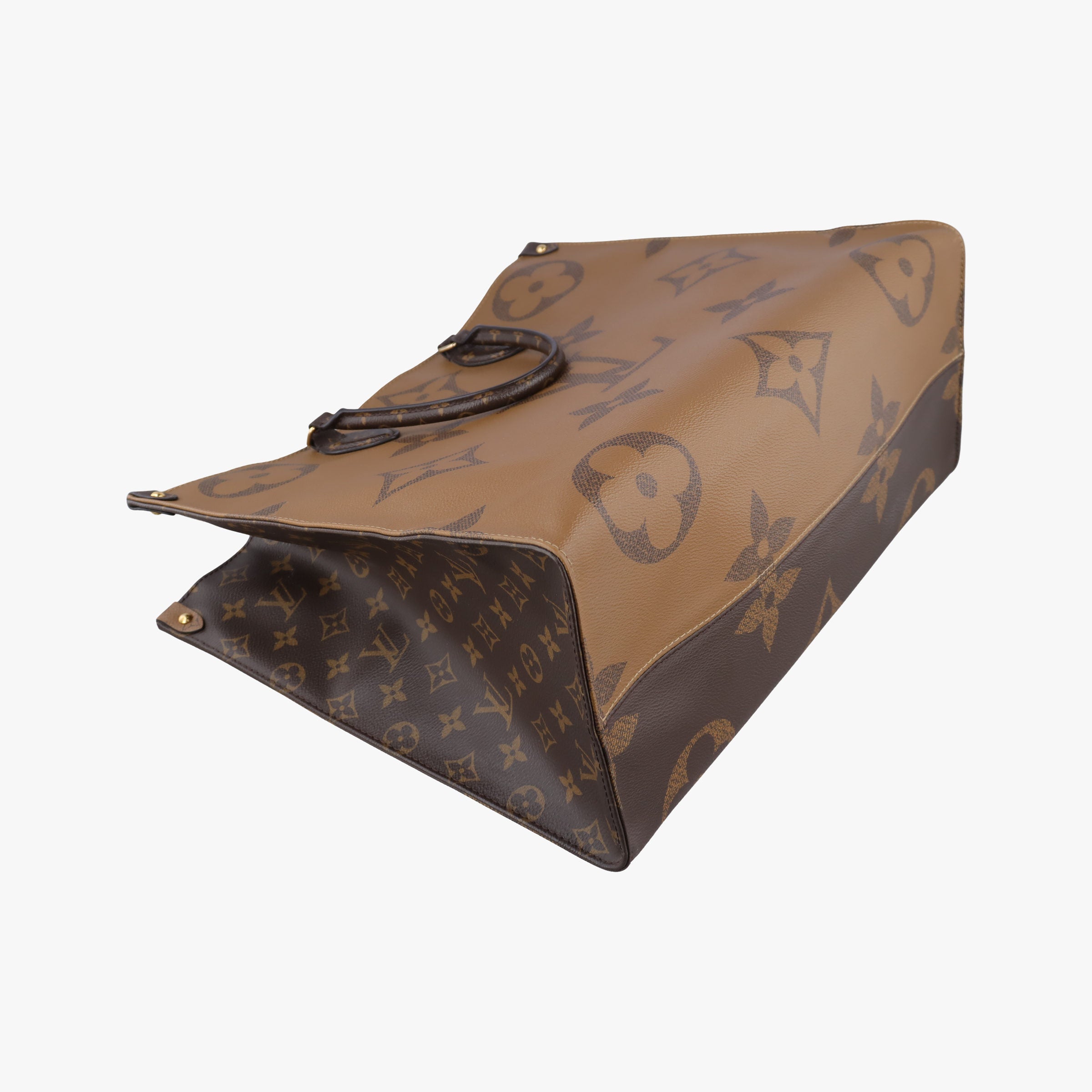 Pre-owned Louis Vuitton On the Go GM Monogram/Brown Monogram Canvas M44576 handbag | stylenewstar
