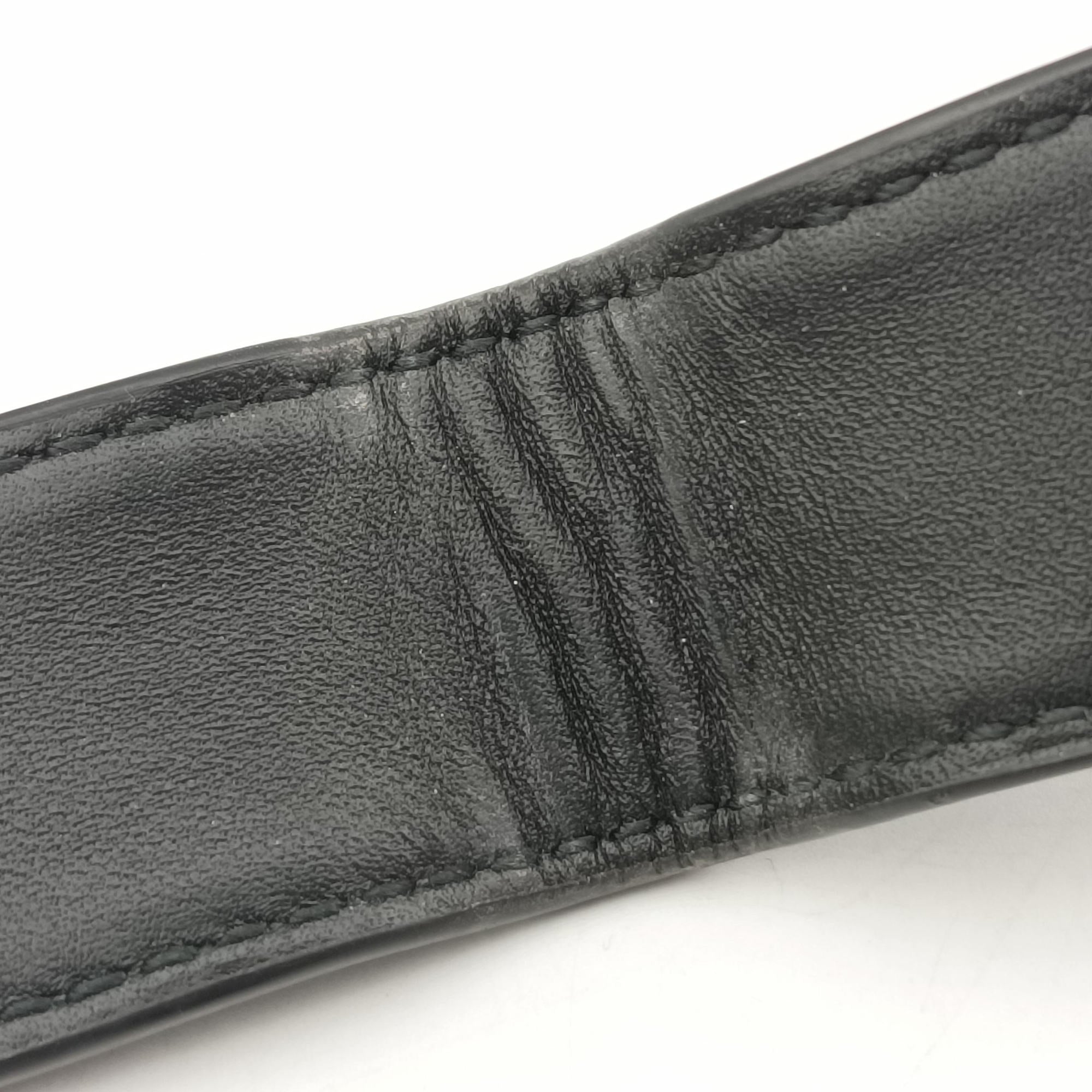 Pre-owned Bottega Veneta Intrecciato Black lambskin  shoulderbag | stylenewstar
