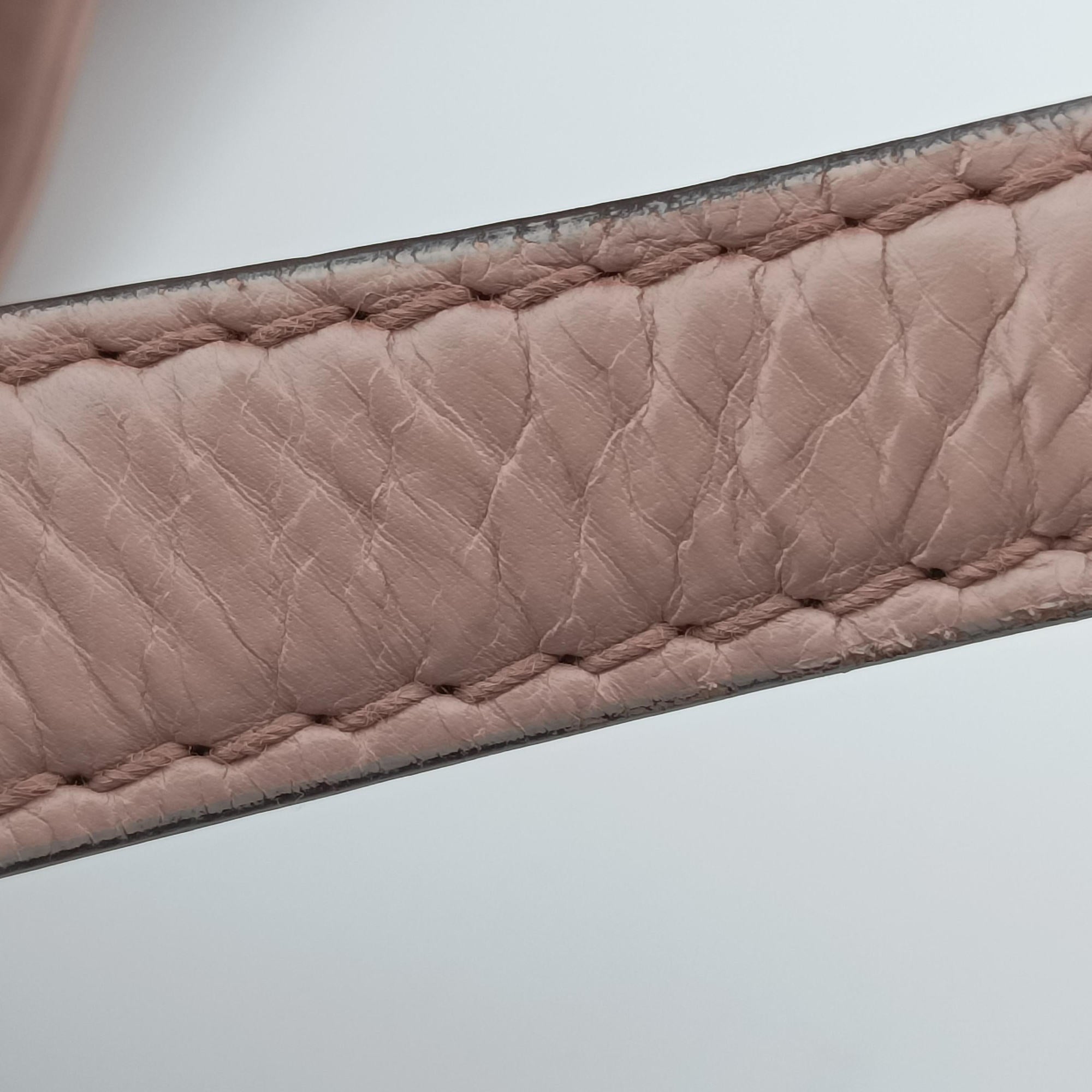 Pre-owned Gucci Soft Stirrup Pink Leather 296856 handbag | stylenewstar