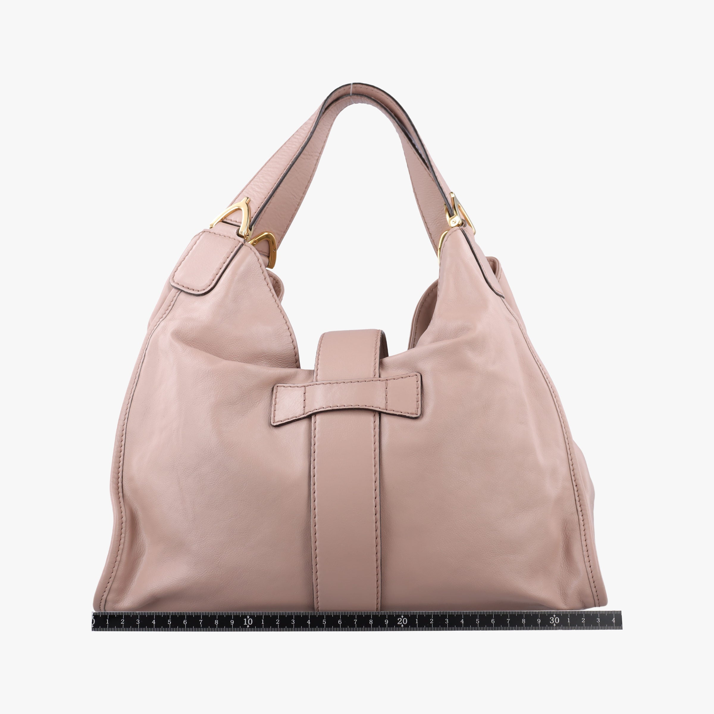 Pre-owned Gucci Soft Stirrup Pink Leather 296856 handbag | stylenewstar