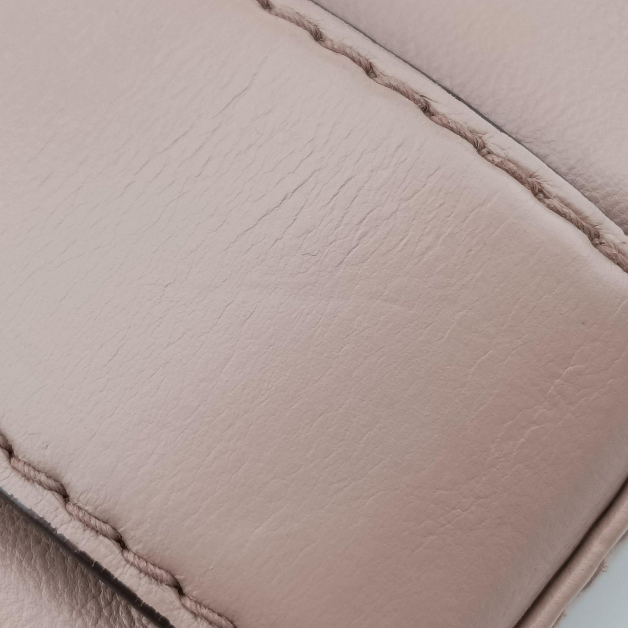 Pre-owned Gucci Soft Stirrup Pink Leather 296856 handbag | stylenewstar