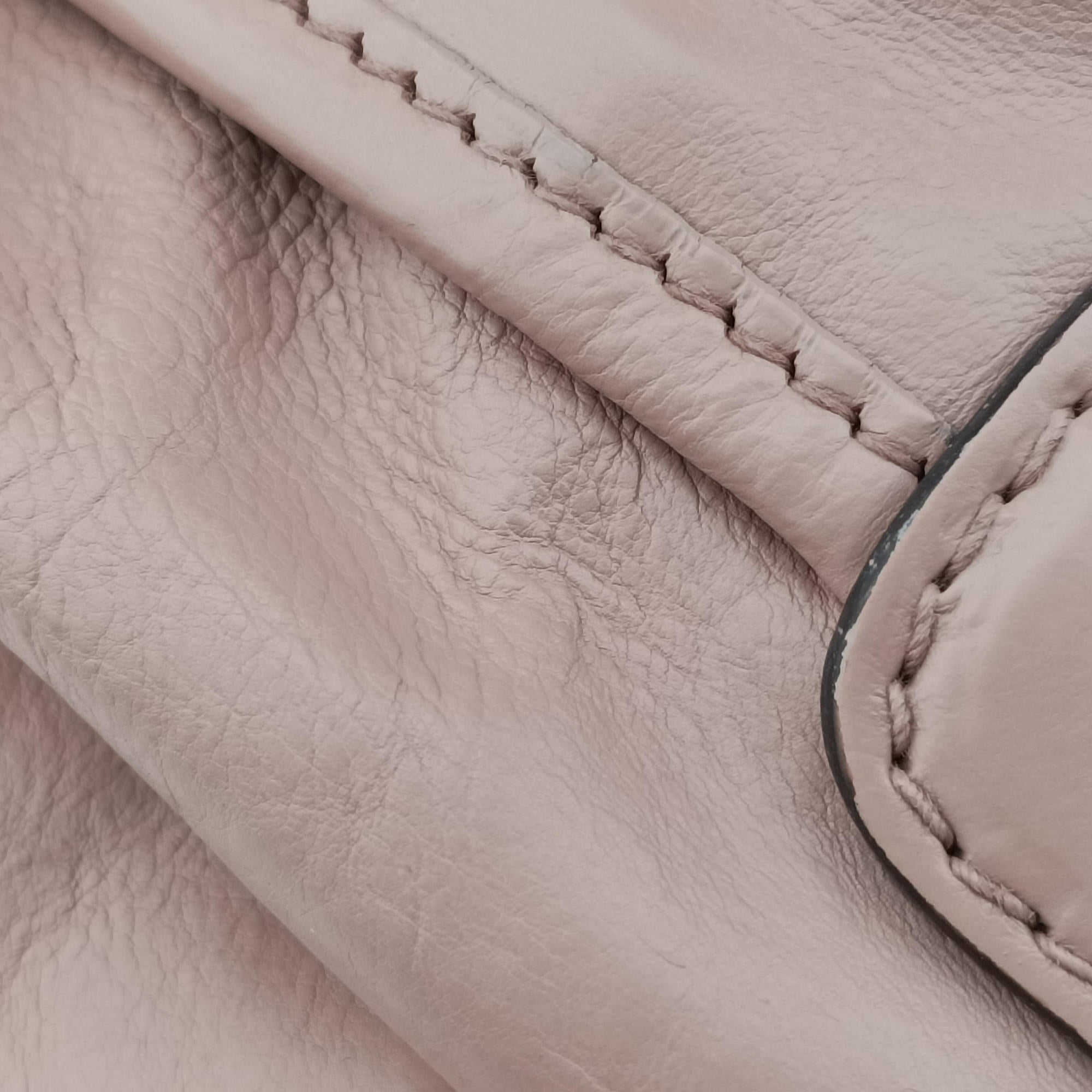 Pre-owned Gucci Soft Stirrup Pink Leather 296856 handbag | stylenewstar