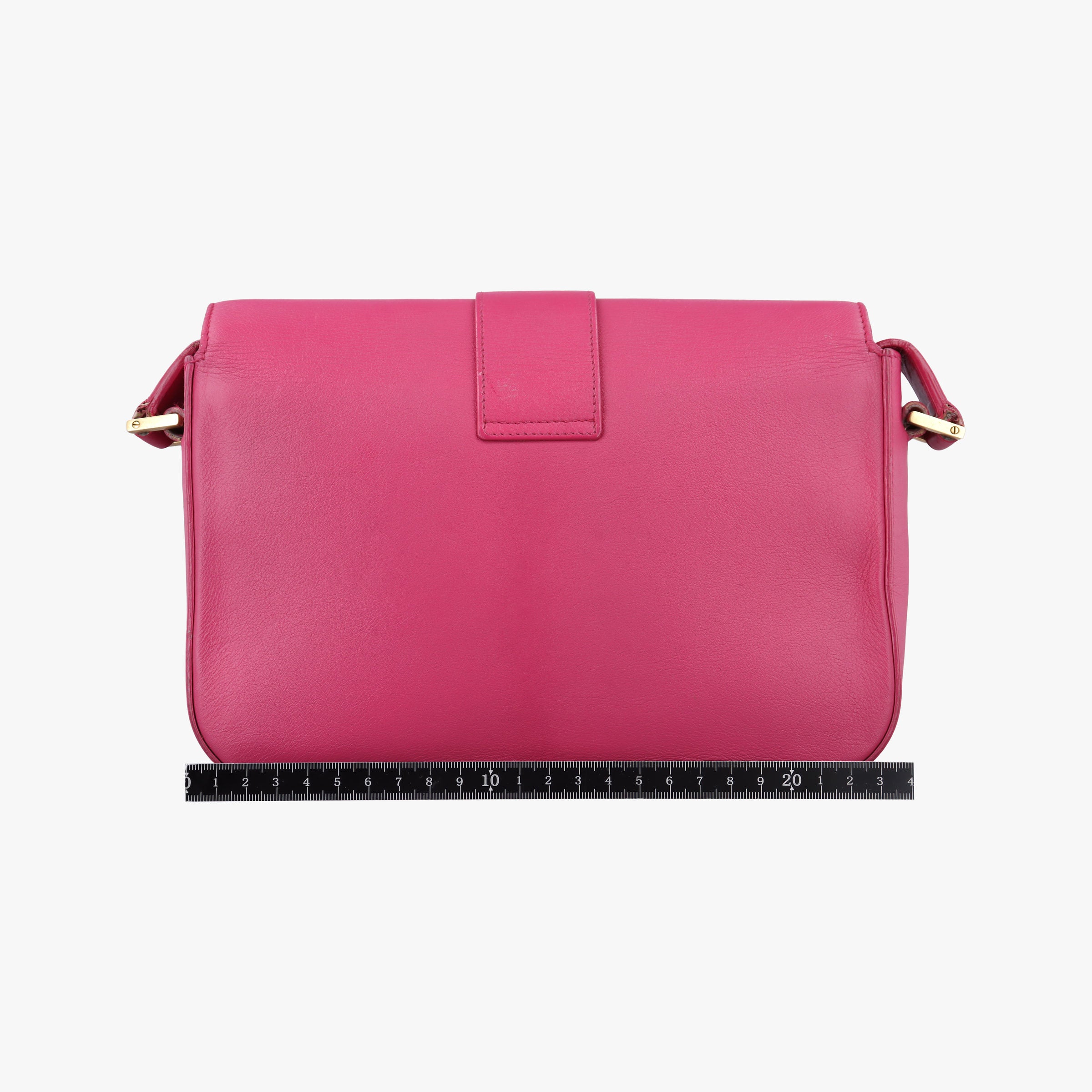 Pre-owned Yves Saint Laurent Y Ligne Rose Leather 311214 shoulderbag | stylenewstar