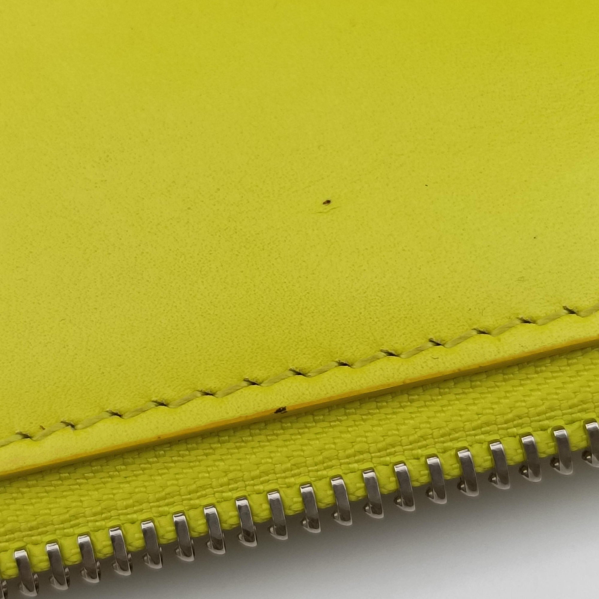 Pre-owned Christian Dior Diorissimo Yellow x Orange leather  shoulderbag | stylenewstar