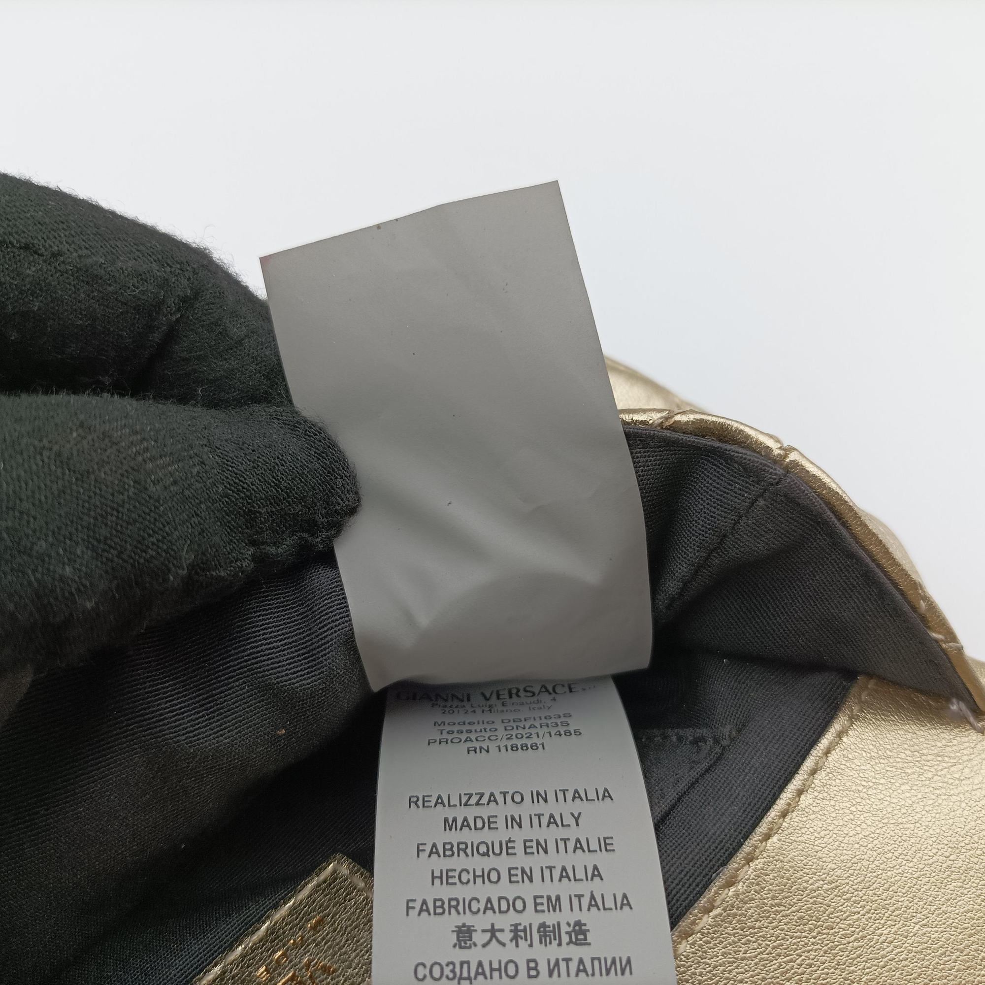 Secondhand VERSACE Medusa Golden Leather  shoulderbag | stylenewstar