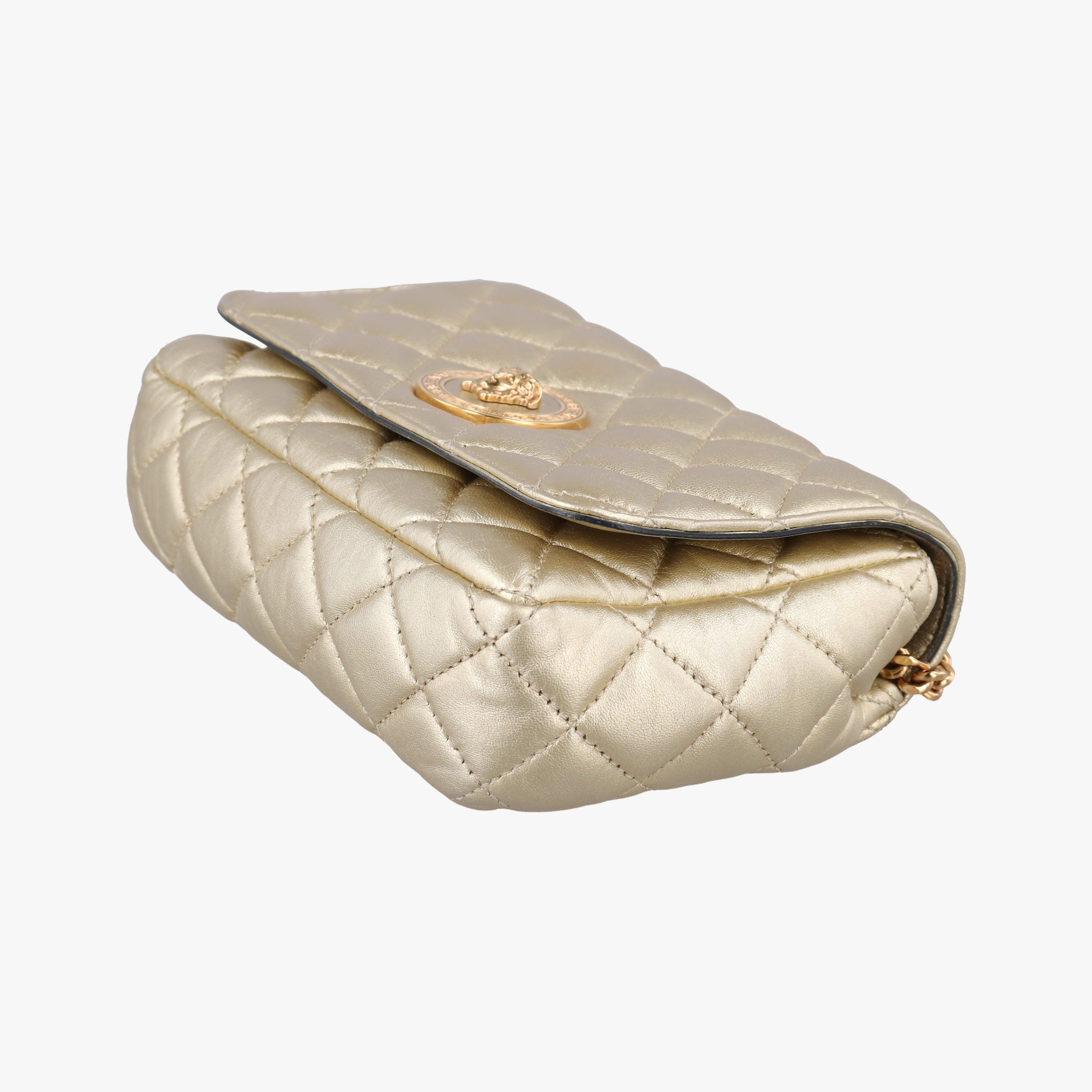 Secondhand VERSACE Medusa Golden Leather  shoulderbag | stylenewstar